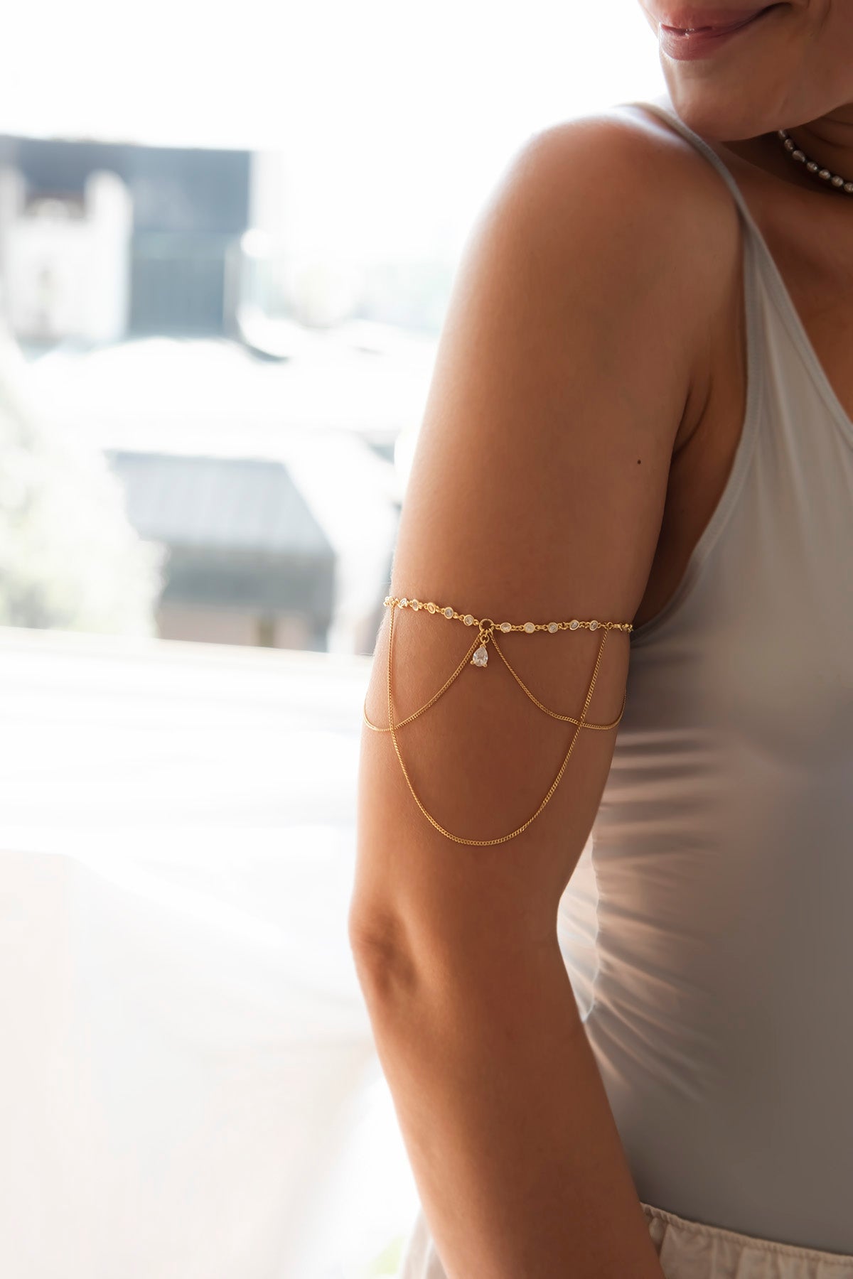 SHINE LIKE A DIAMOND – CZ Upper Arm Bracelet
