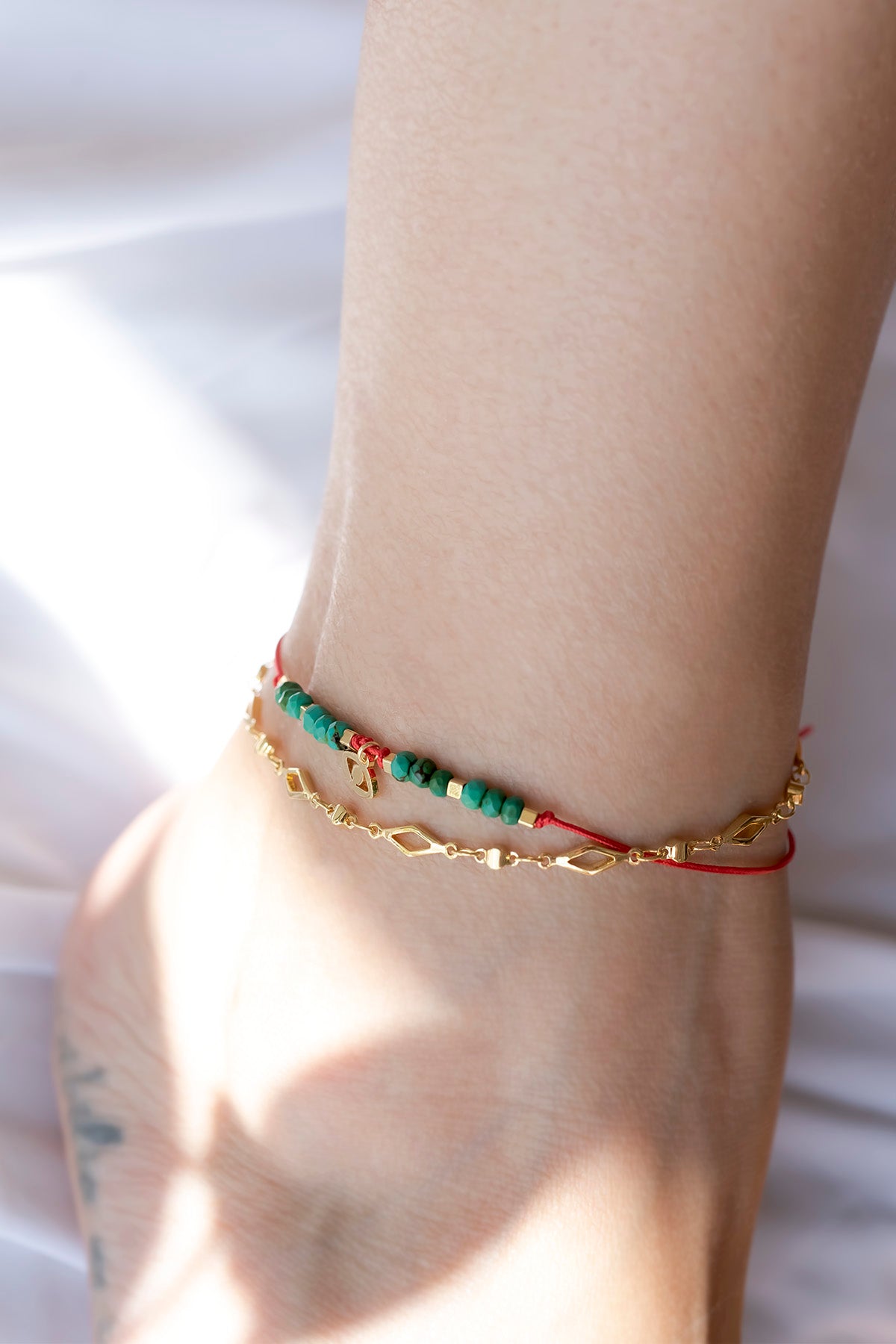 BLUE LUCK - Eye Anklet