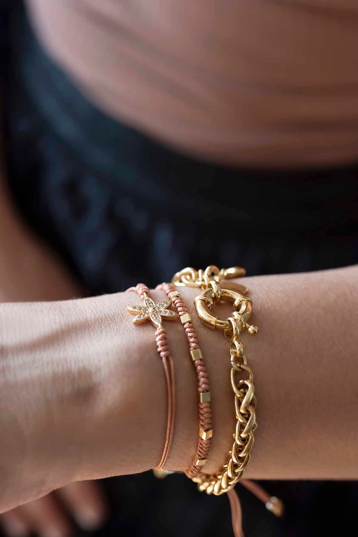 RUBIK – NUDE - Braided Bracelet