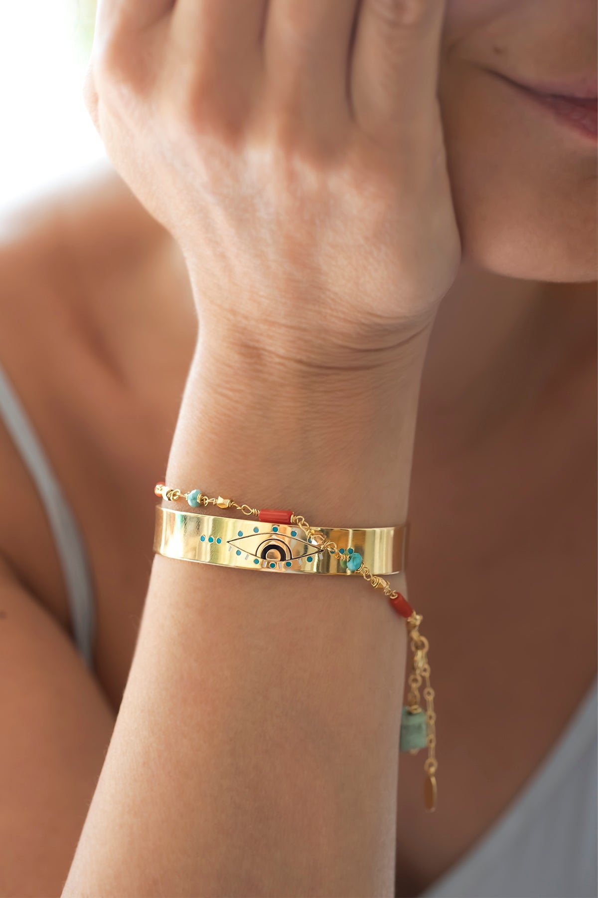 DANTELLE – Wire-Wrapped Gemstone Bracelet