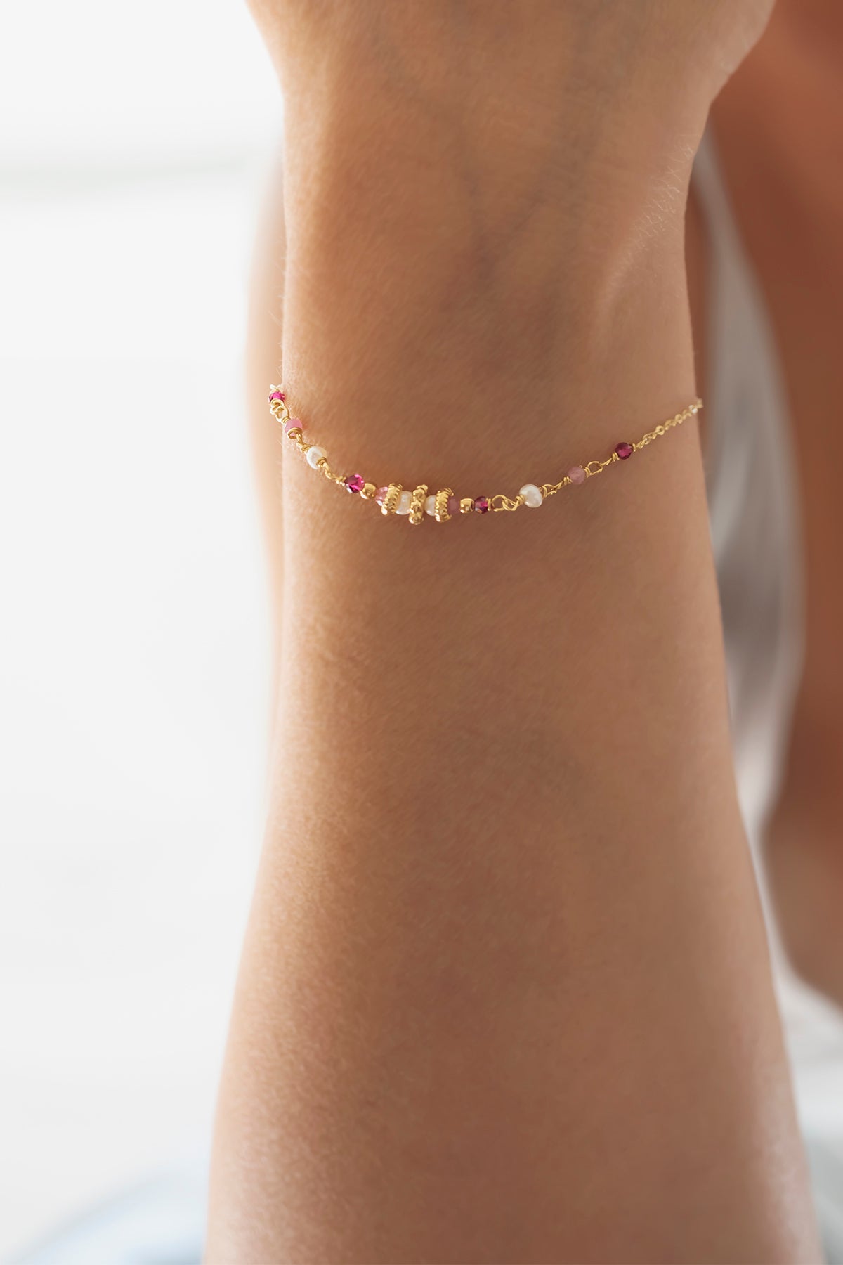 PIPPA – Natural Gem Beaded Bracelet