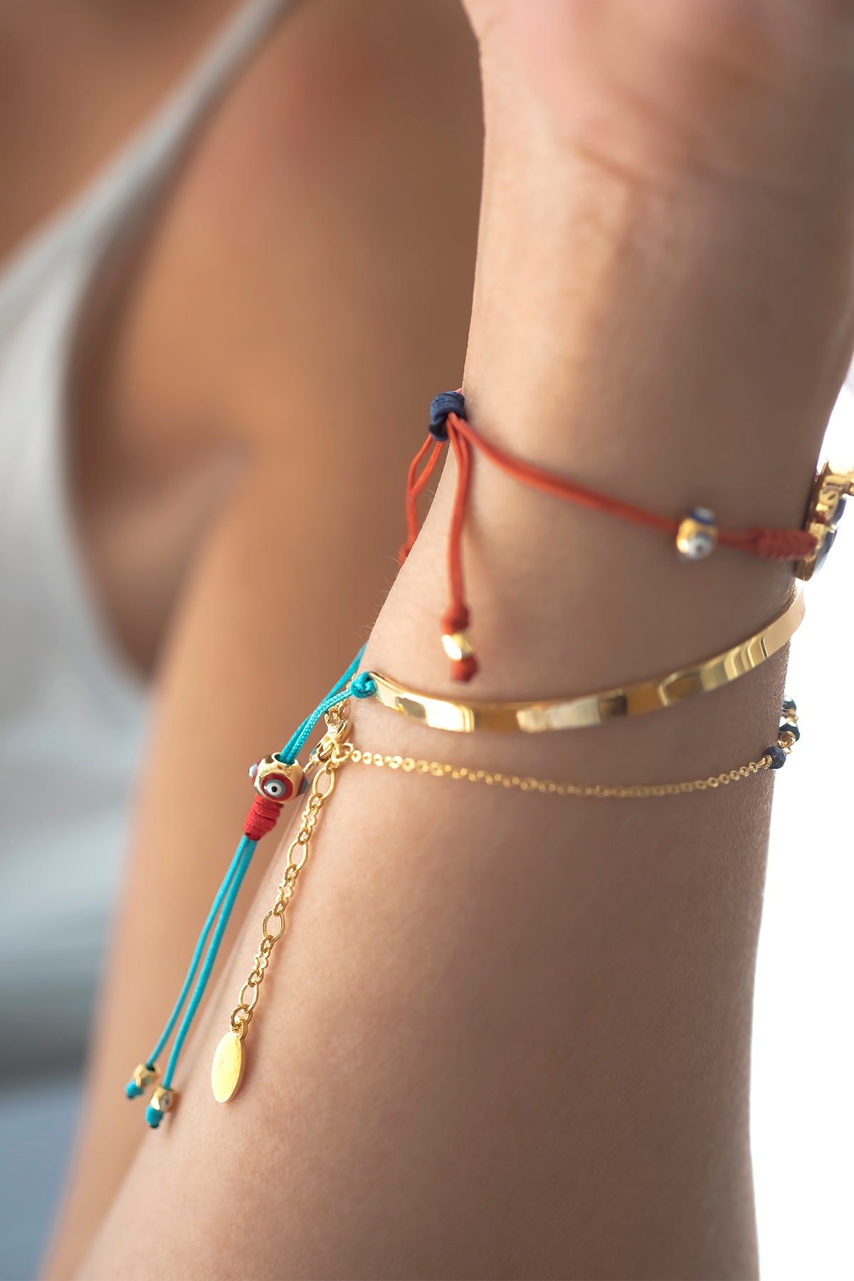 LAUGH – Daily Mantra Cuff