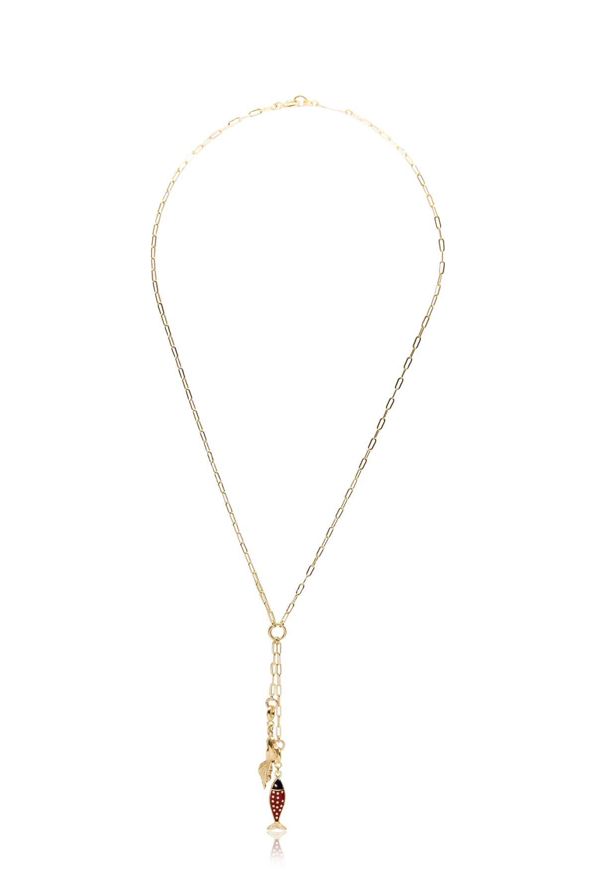 DUO – Double Charm Y Necklace