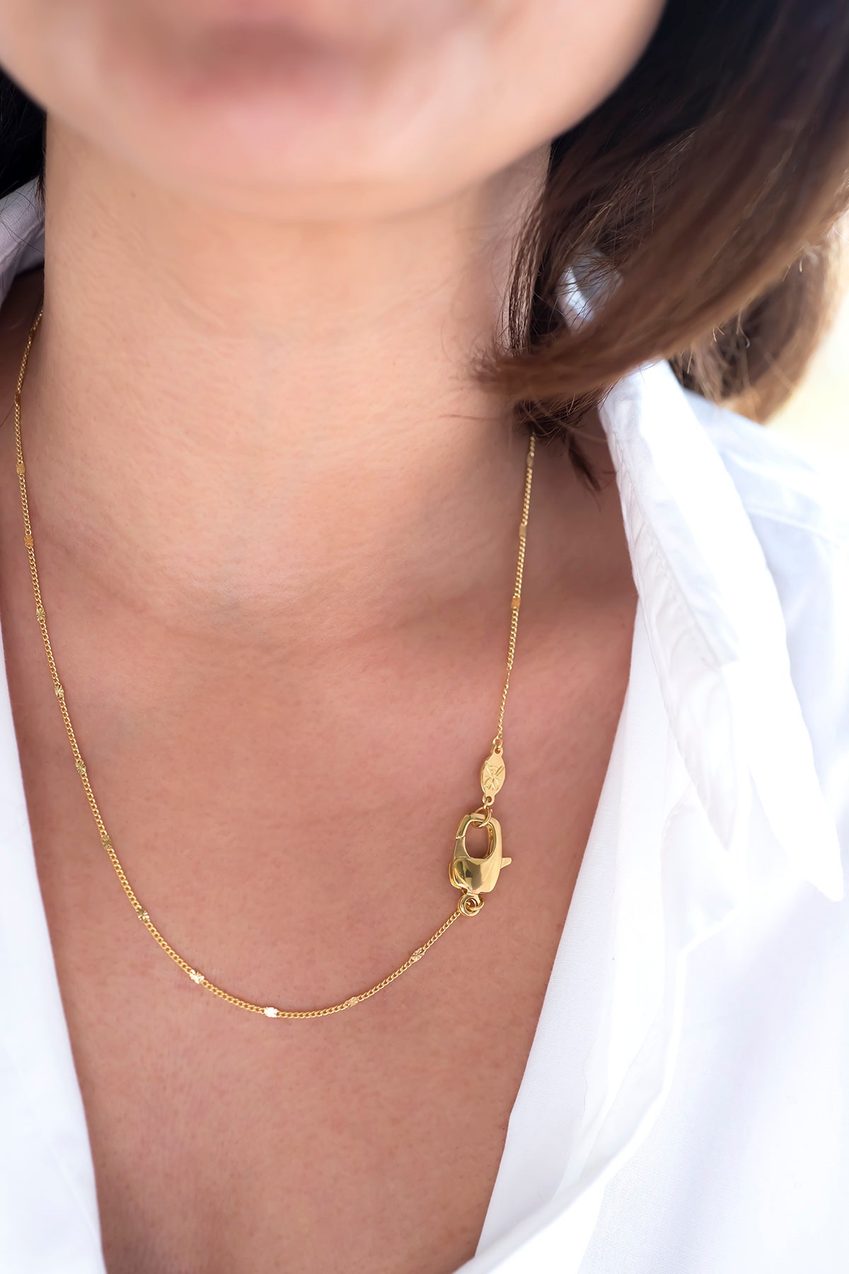 CLAW LOBSTER - Curb Flat - Chain Necklace
