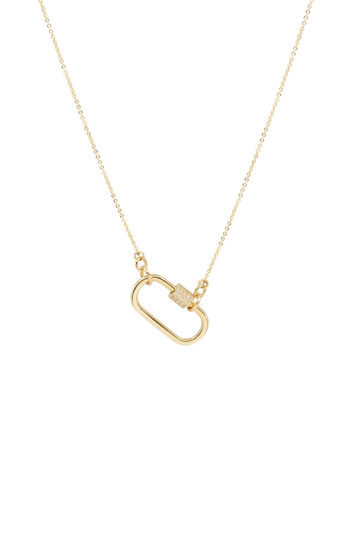 CARABINA β Cable β Charm Necklace