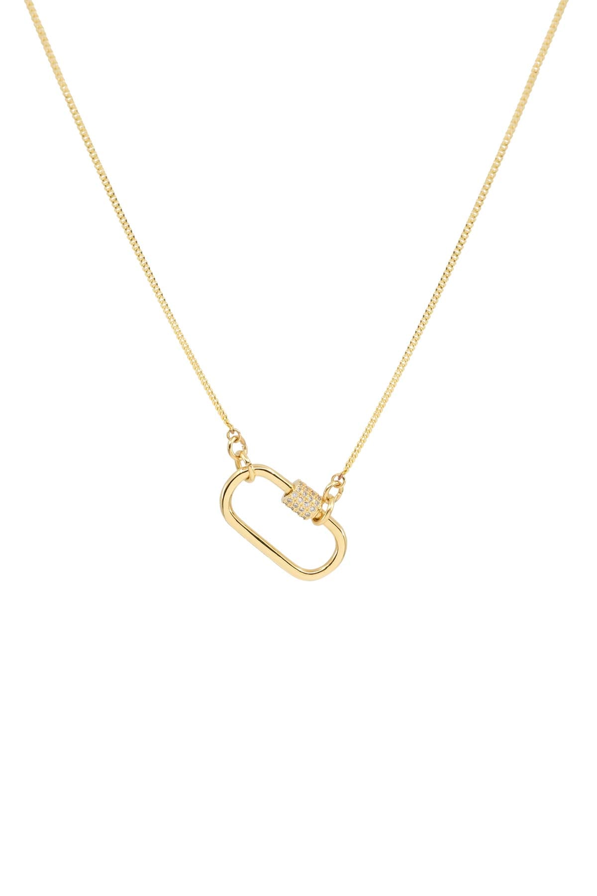CARABINA - Curb - Charm Necklace
