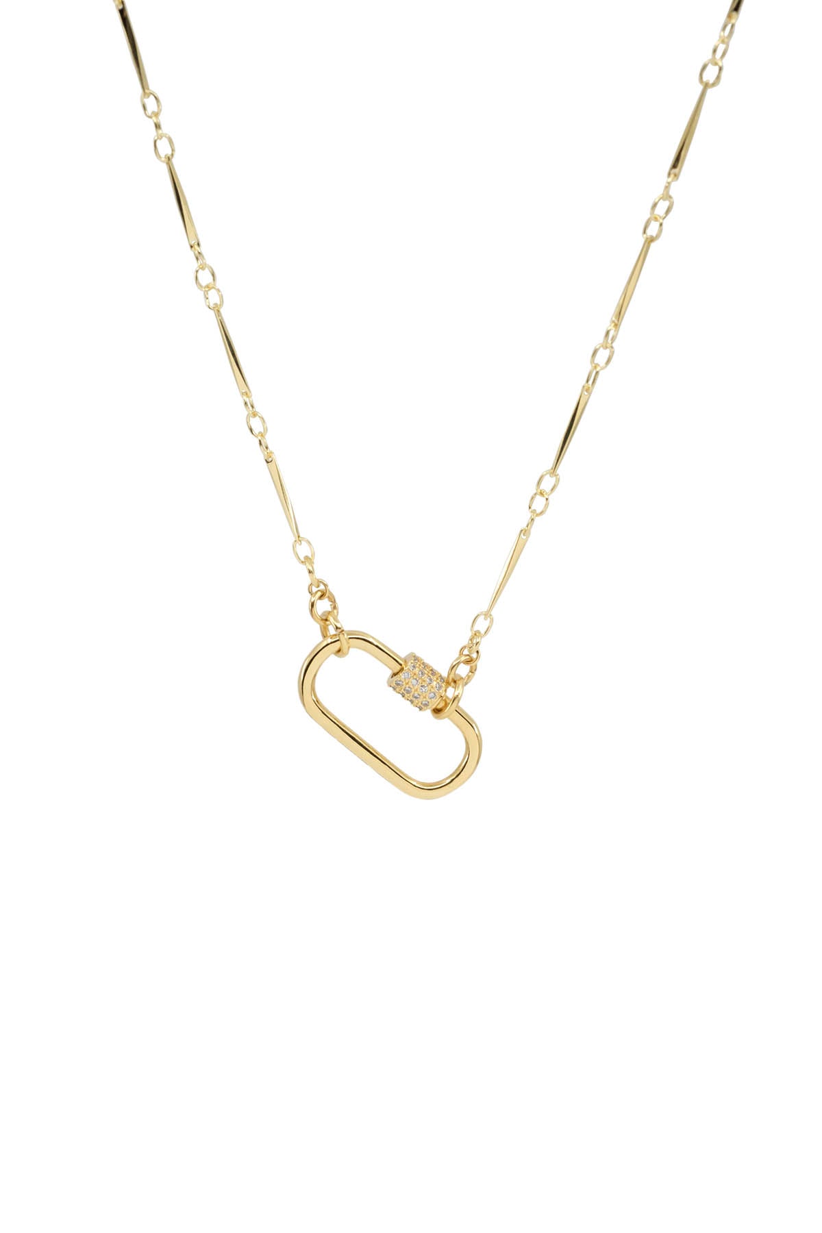 CARABINA - Link Bar - Charm Necklace