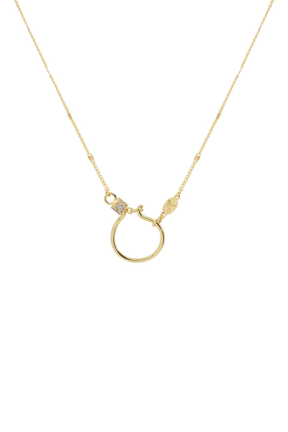 SHINY HOOK - Flat Curb - Chain Necklace