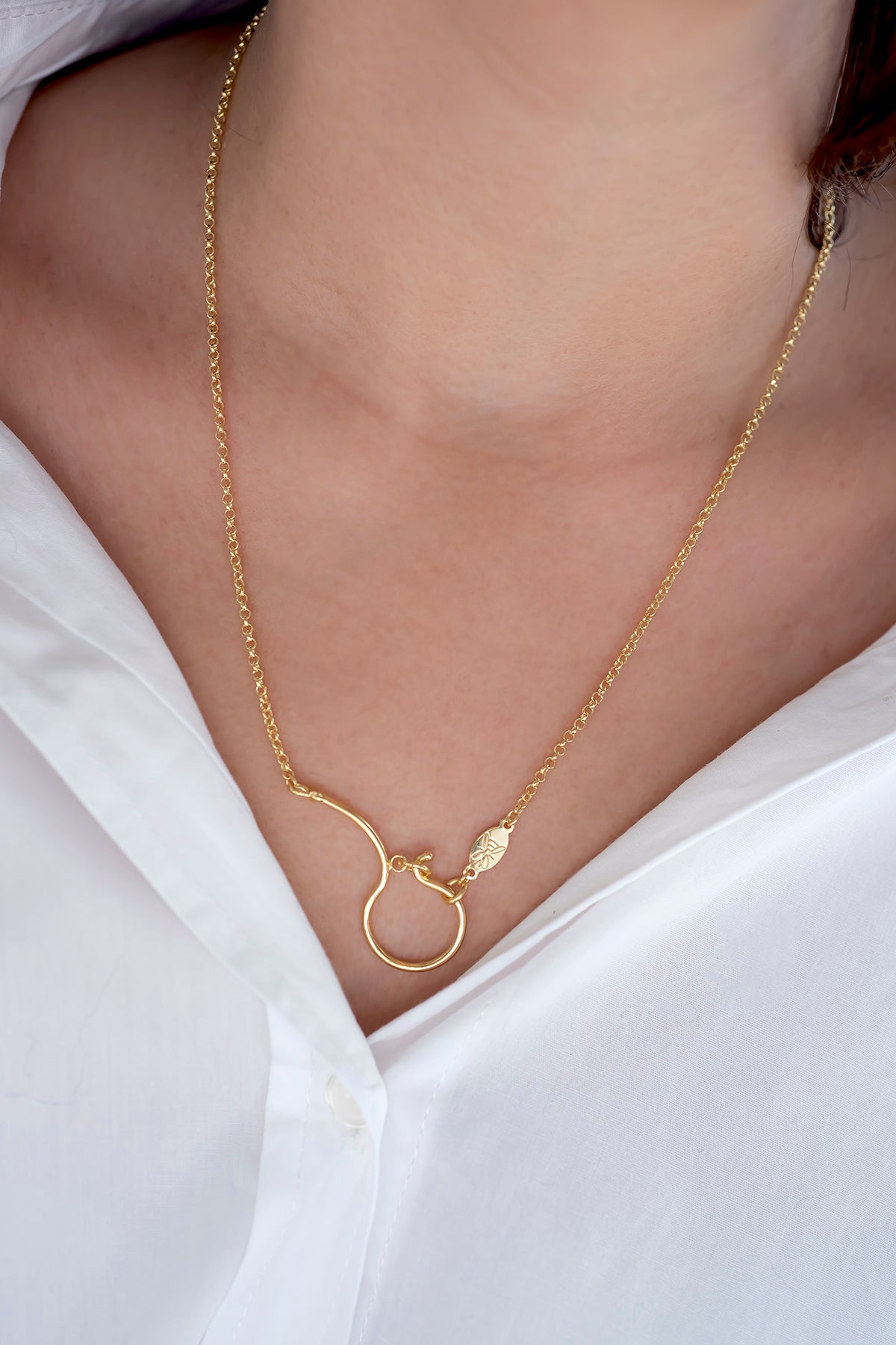 SIGN - Rollo - Round Chain Charm Necklace