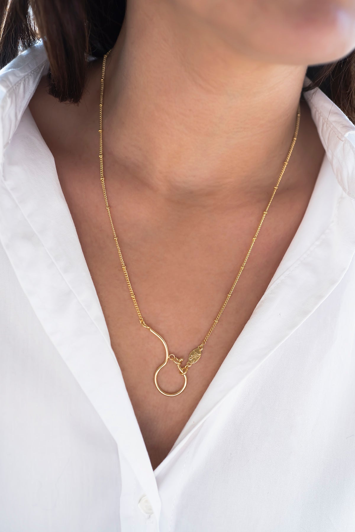 SIGN - Satellite Curb - Charm Necklace