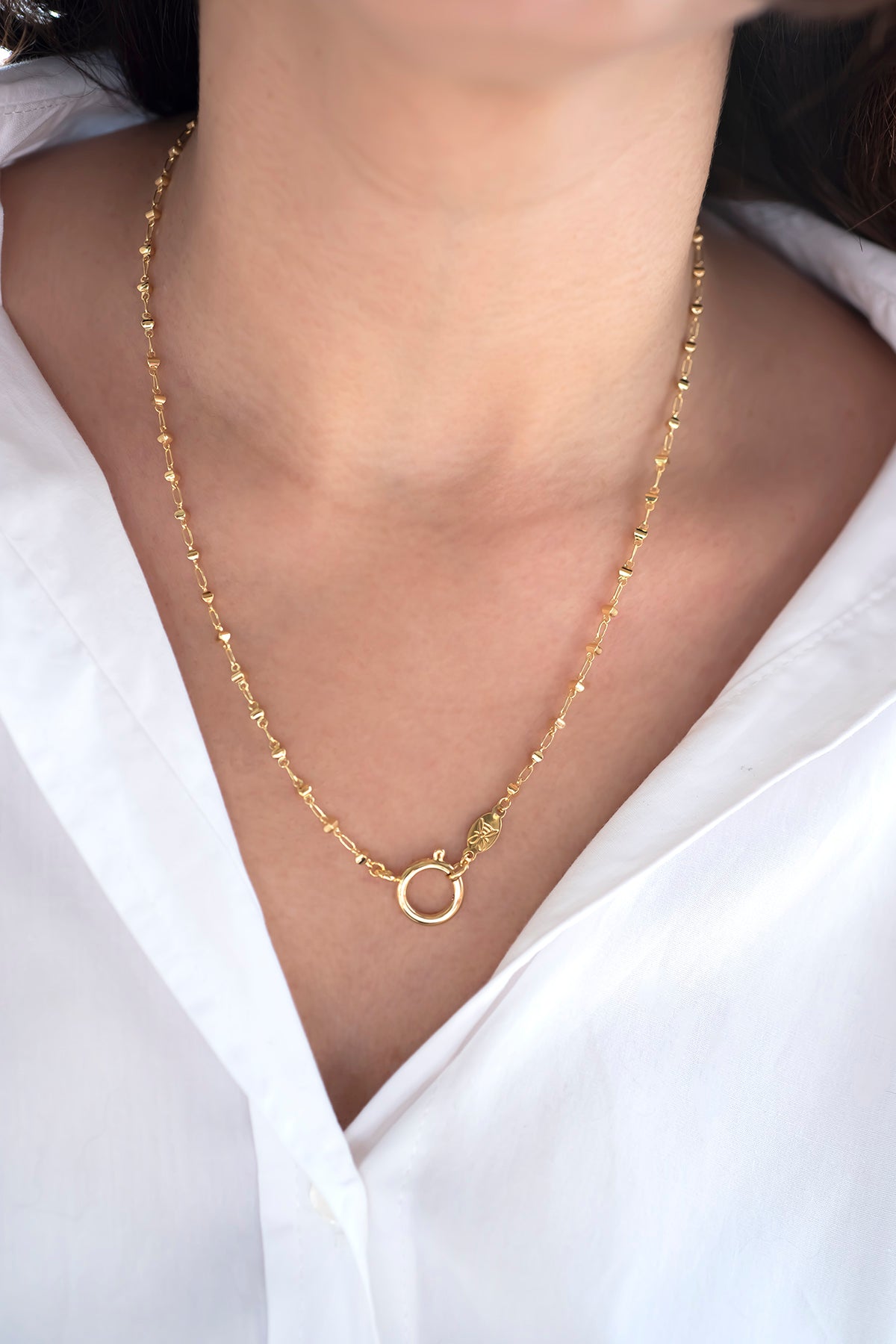 HOOP CLASP – Ball - Charm Chain