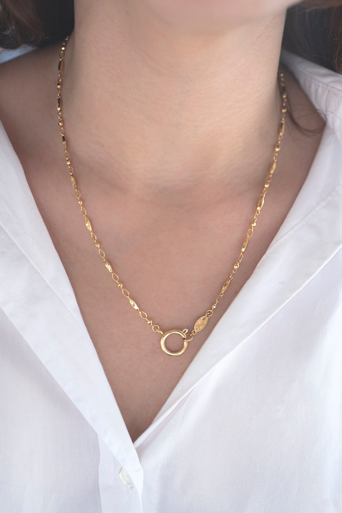 HOOP CLASP – Barley - Chain Necklace