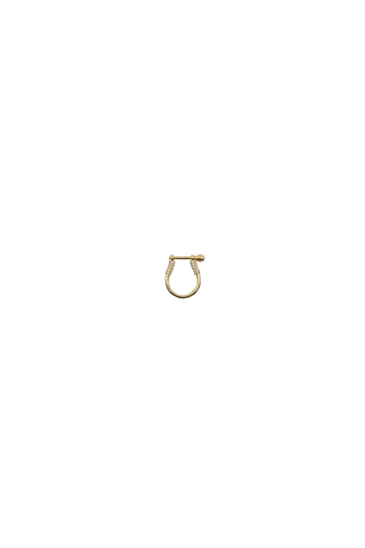 STIRRUP - CZ Charm Necklace Clasp