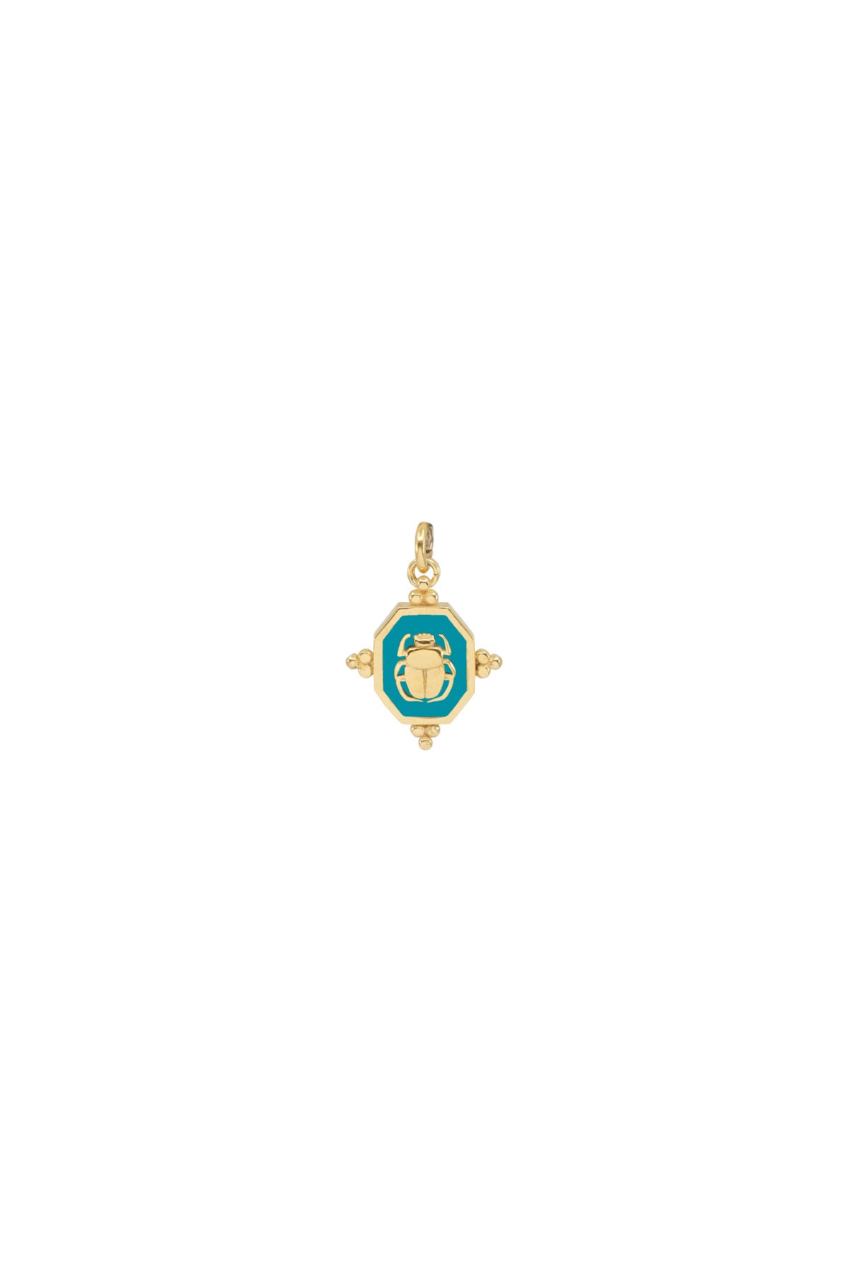 SCARAZURE – Turquoise Scarab Charm