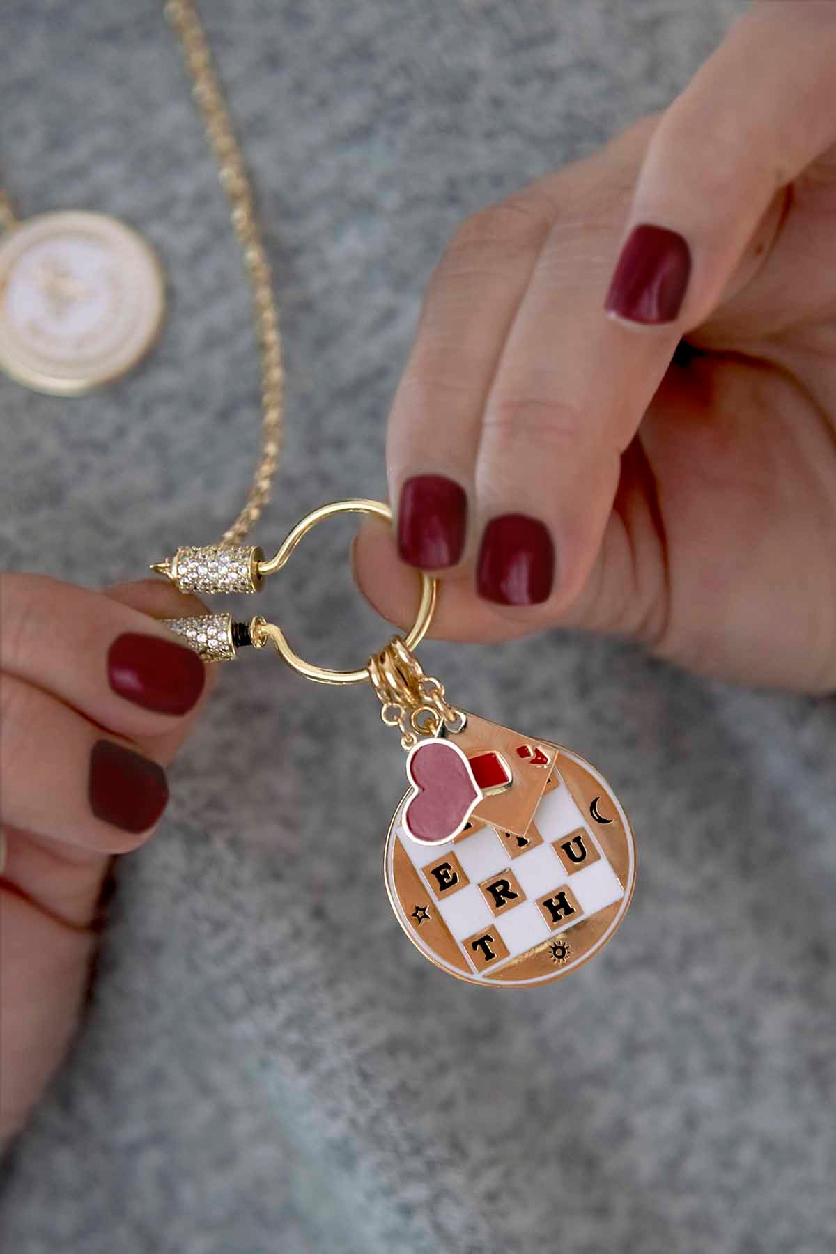 VALENTINE – Enamel Red Heart Charm