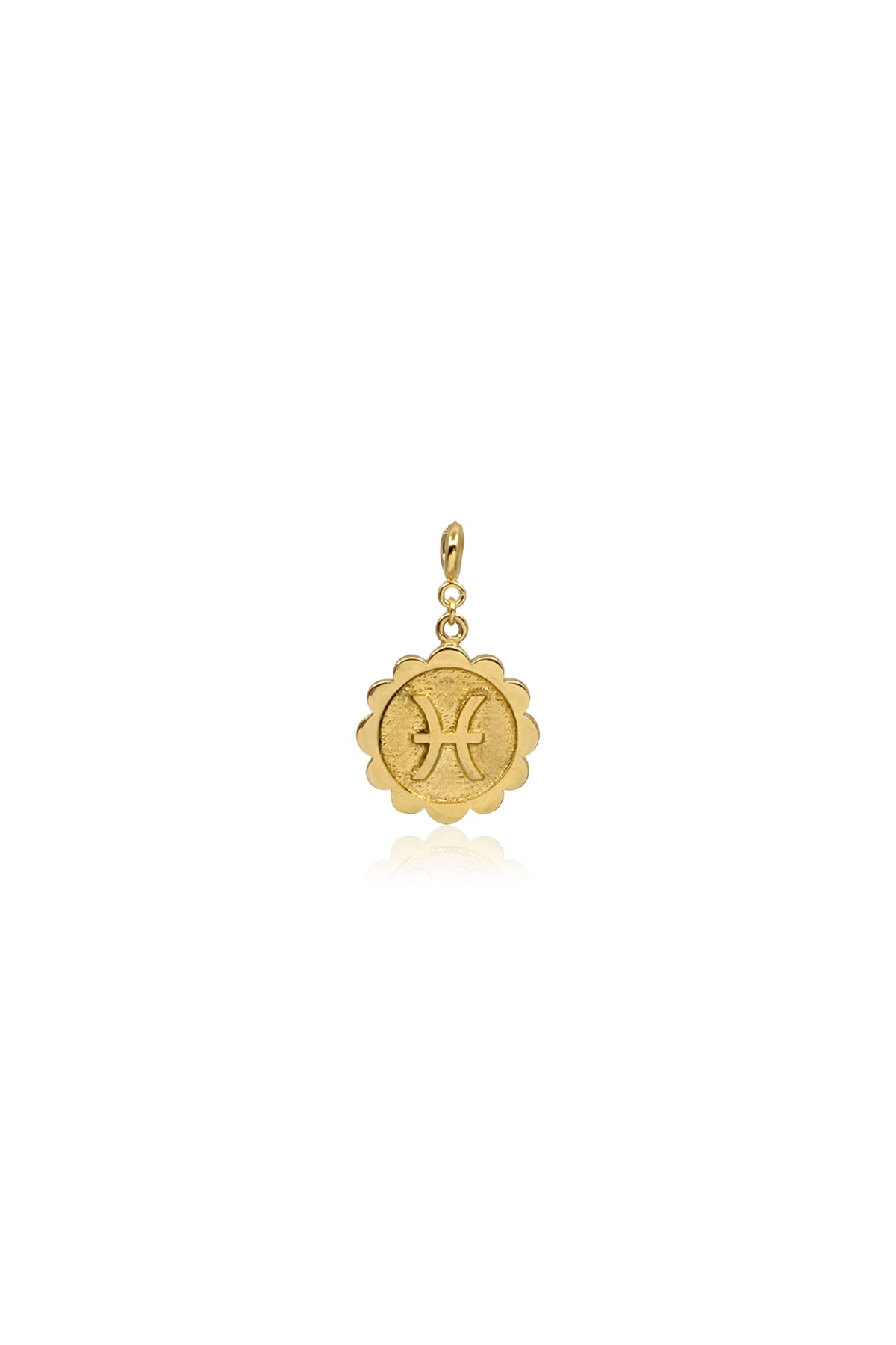 PISCES - Zodiac Medallion Charm