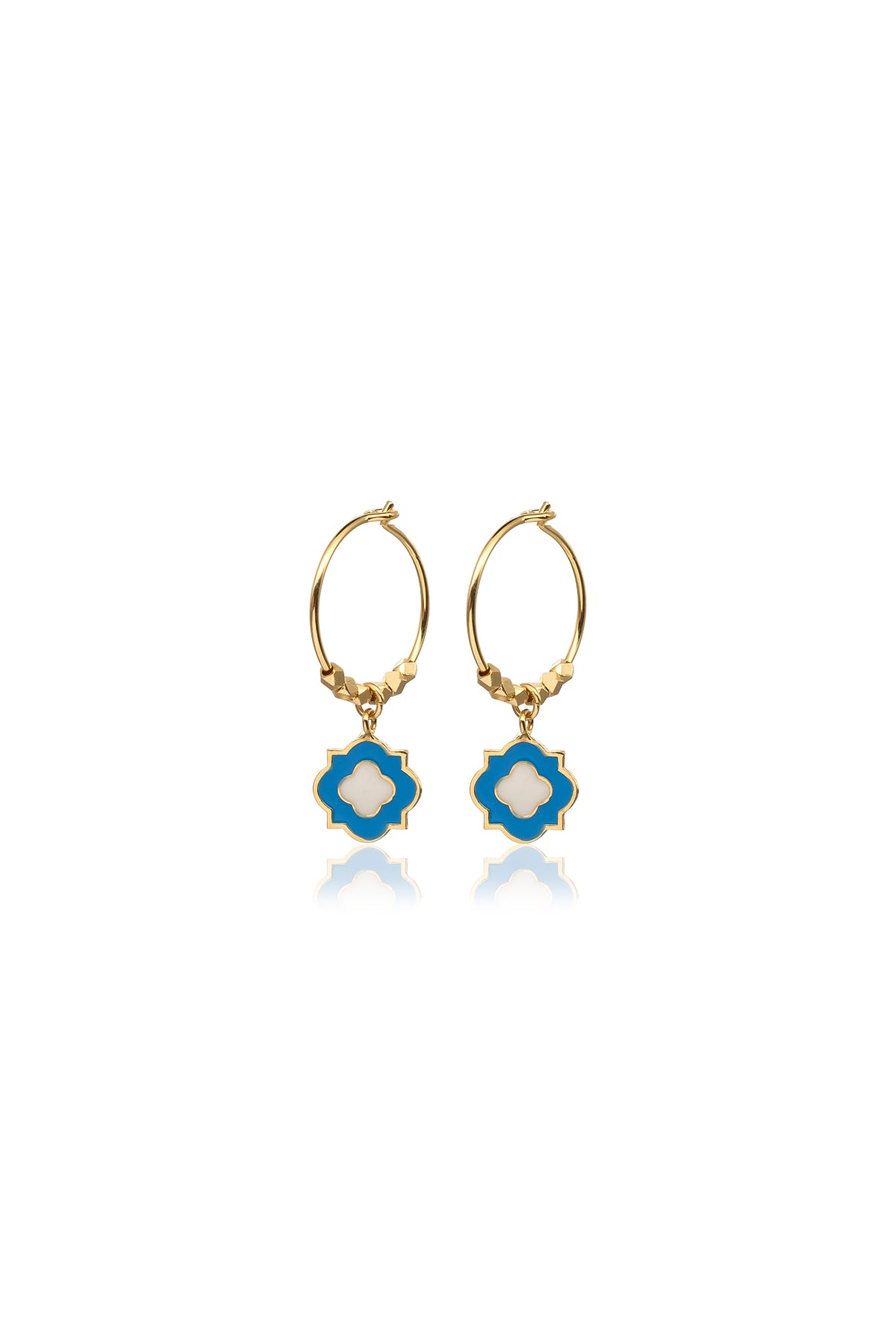 MAJORE - Enamel Hoop Earrings