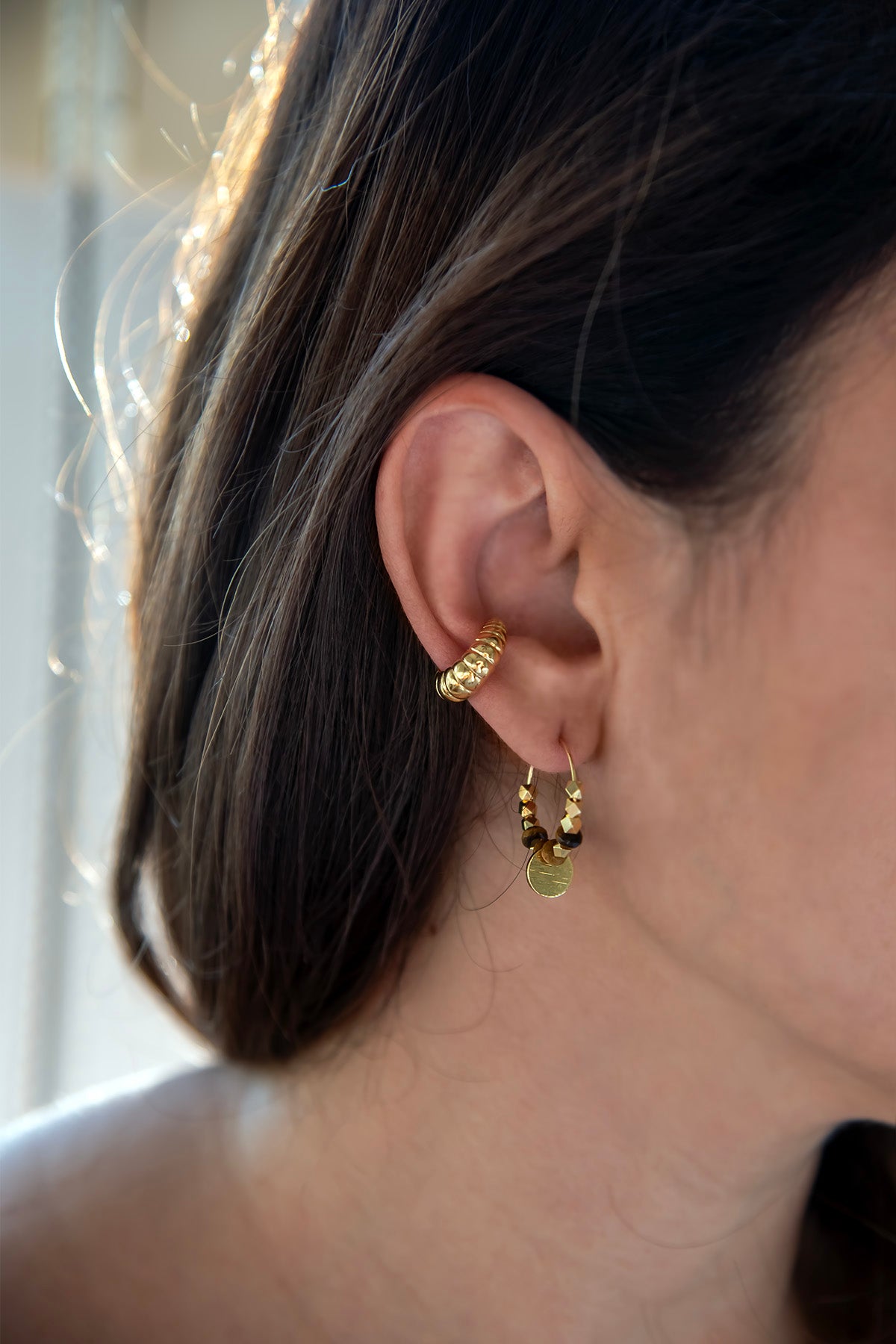 CARAMEL - Hoop Earrings
