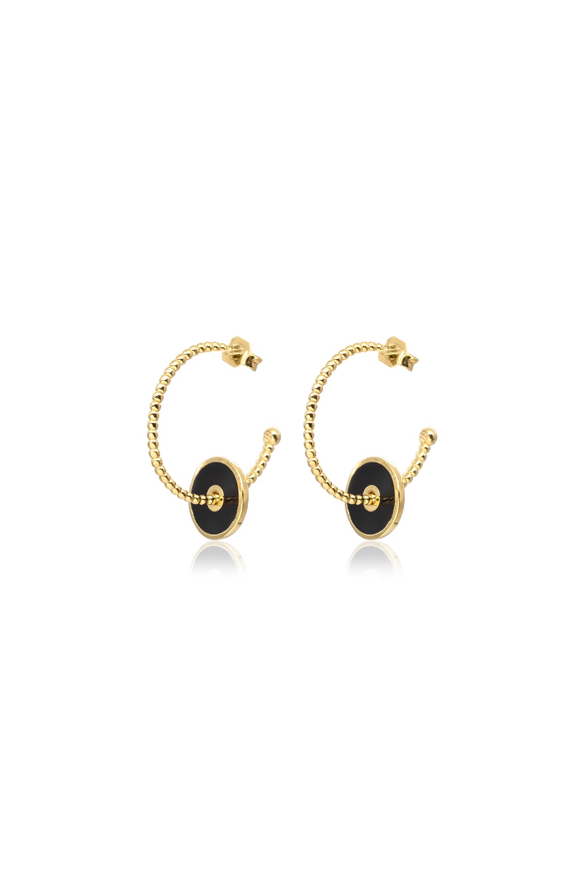 VEGA - Charm Hoop Earrings