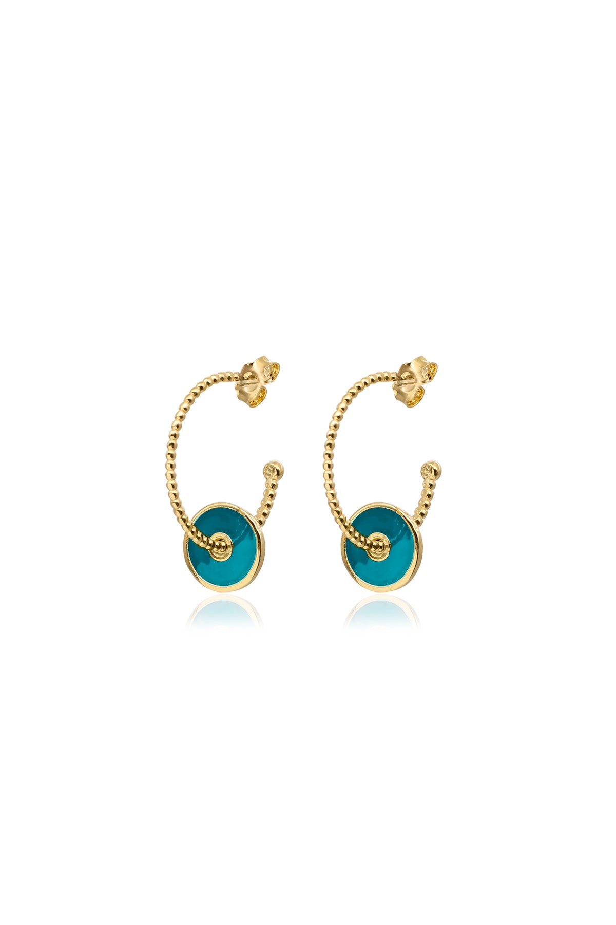 VEGA - Charm Hoop Earrings