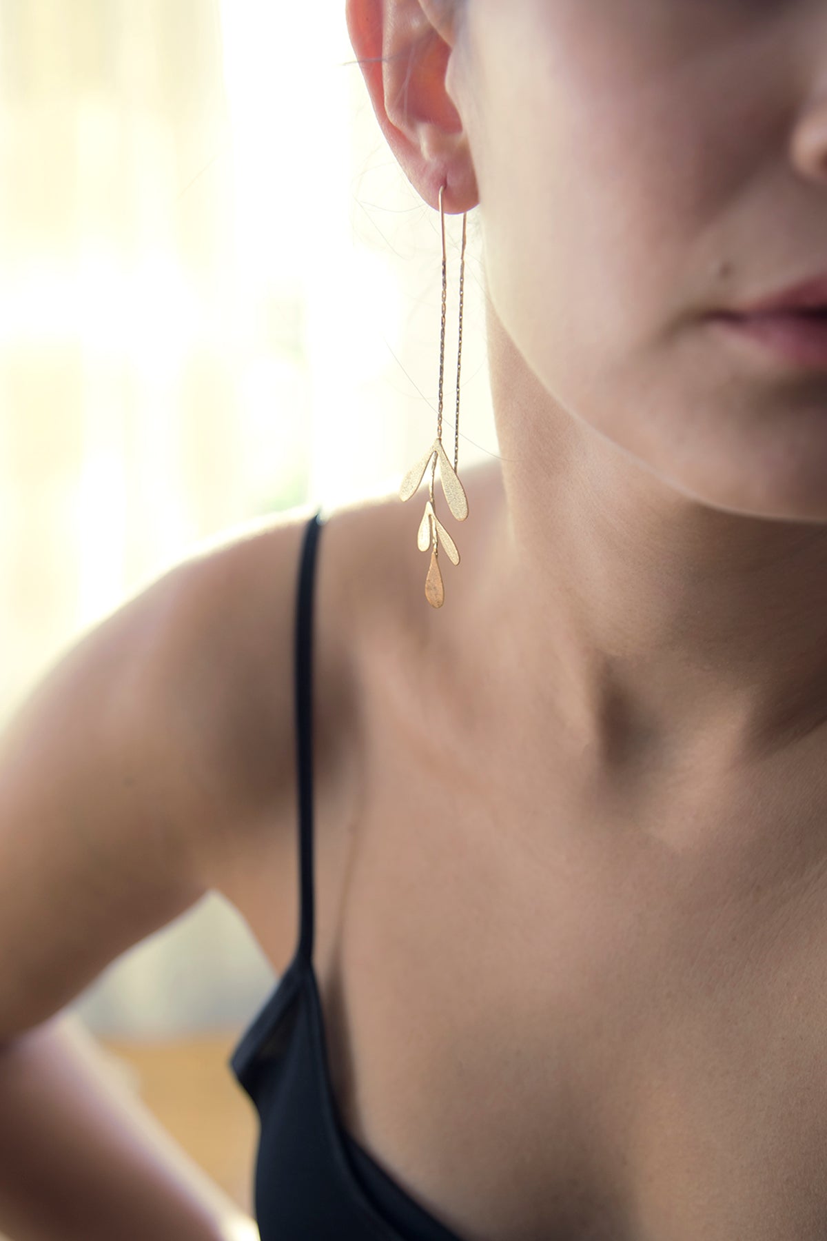 MATISSE – Sculptural Chain Single Earring