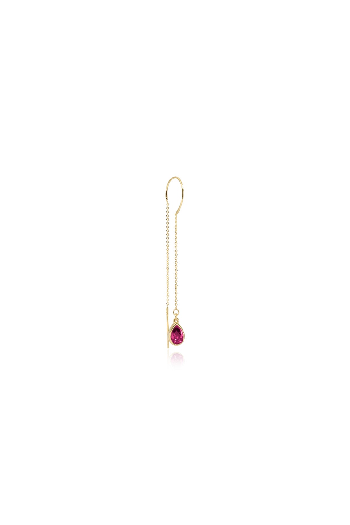 IDA - Rubis - Chain Earrings