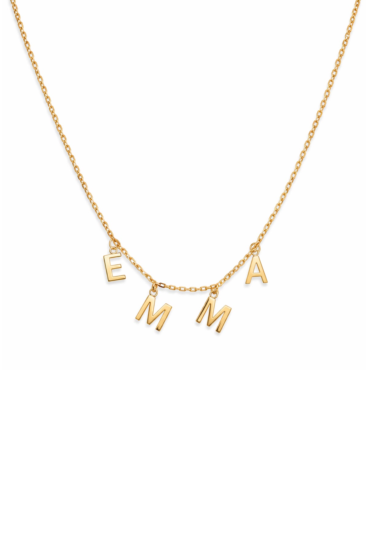 DANGLE NAME β Custom Letter Necklace