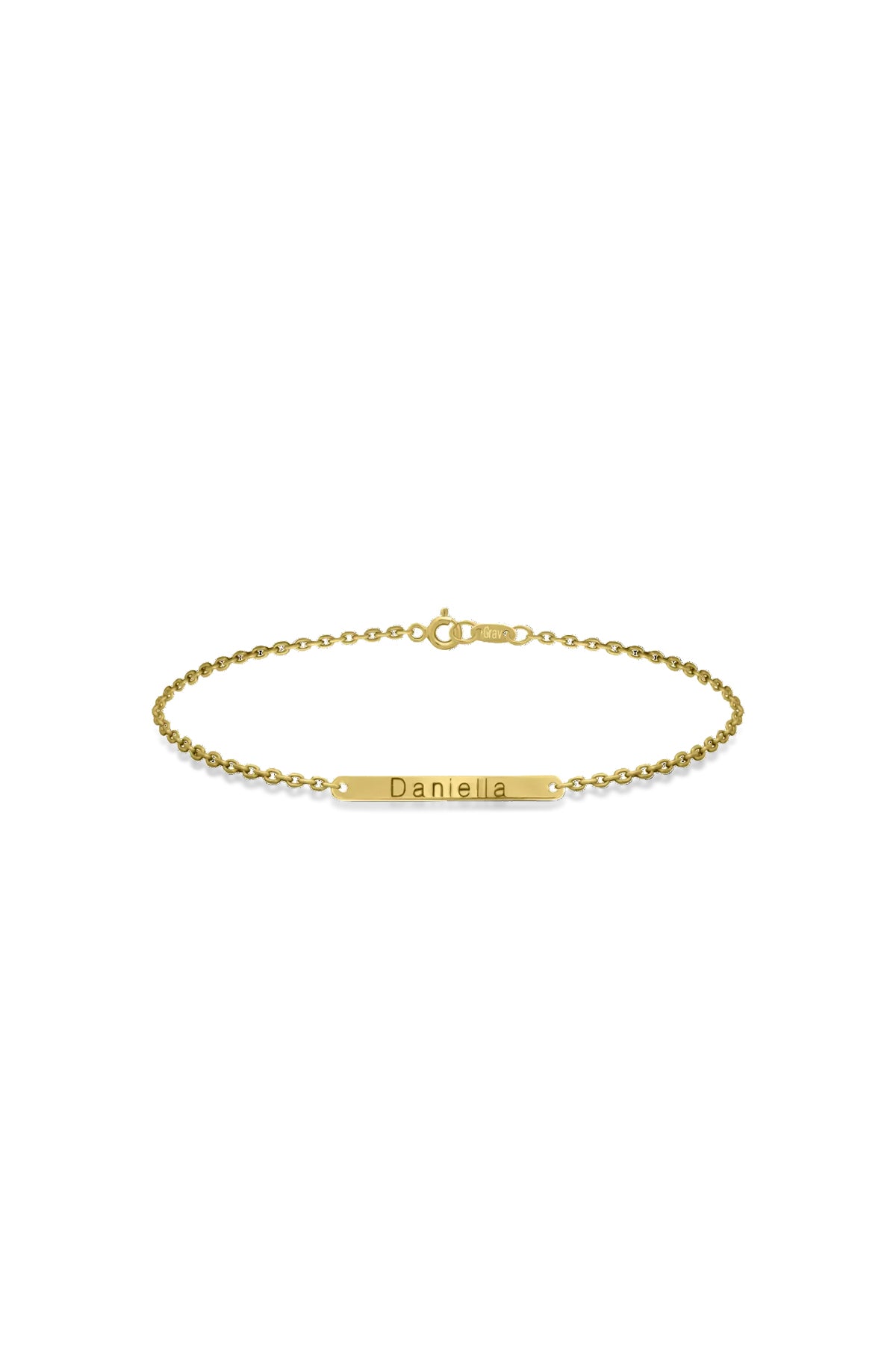 INITIAL BAR β Personalized Bar Bracelet