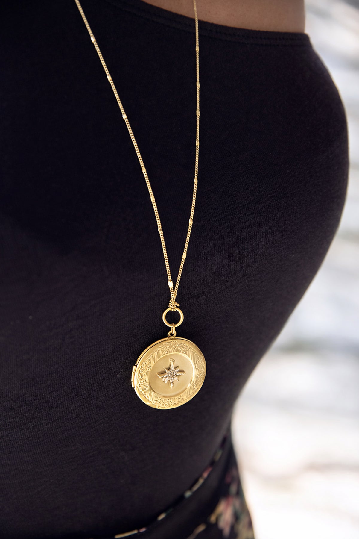 LOCKET β North Star Keepsake Locket Necklace