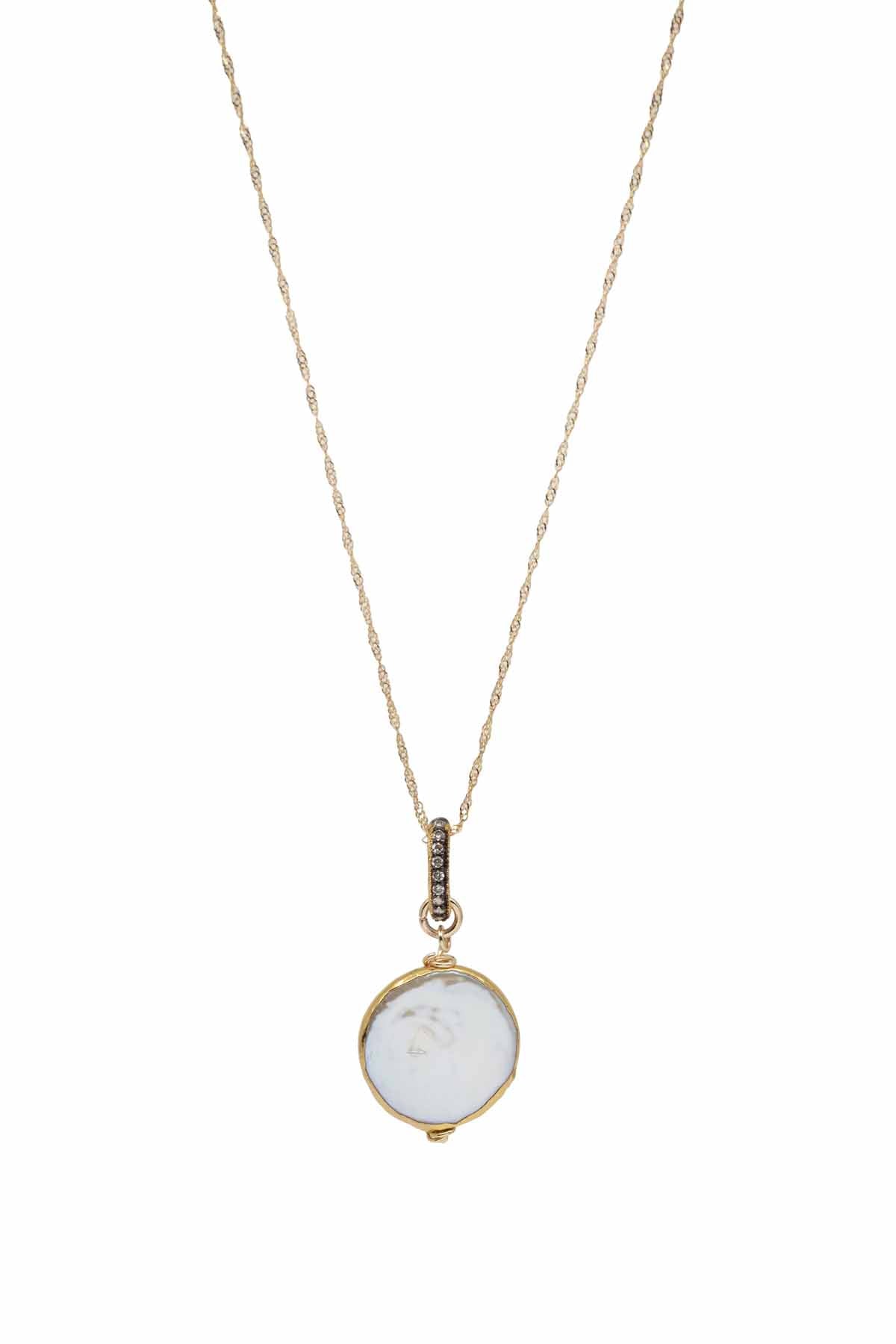 NOA β Coin Pearl Necklace