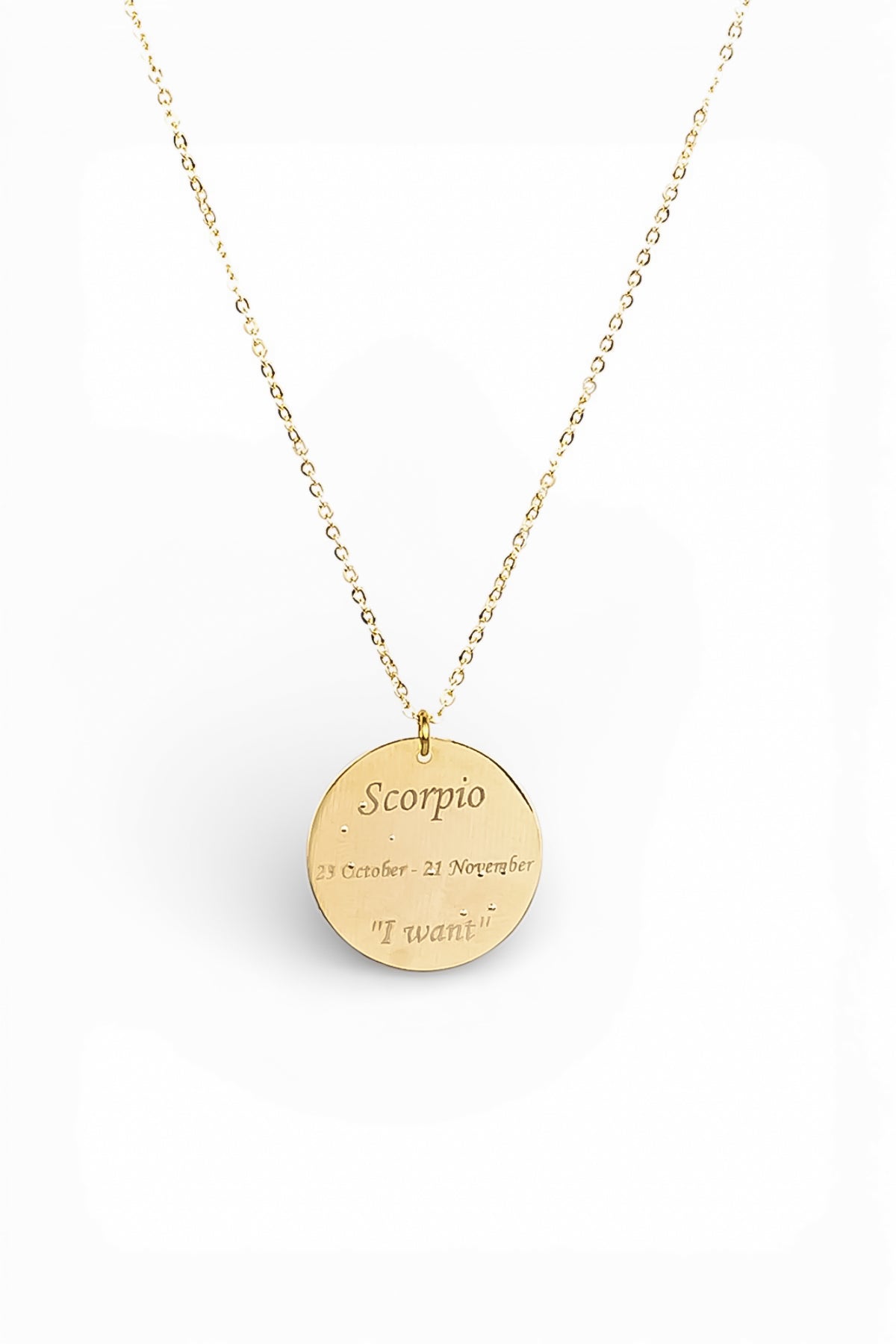 SCORPIO – Scorpio Zodiac Necklace