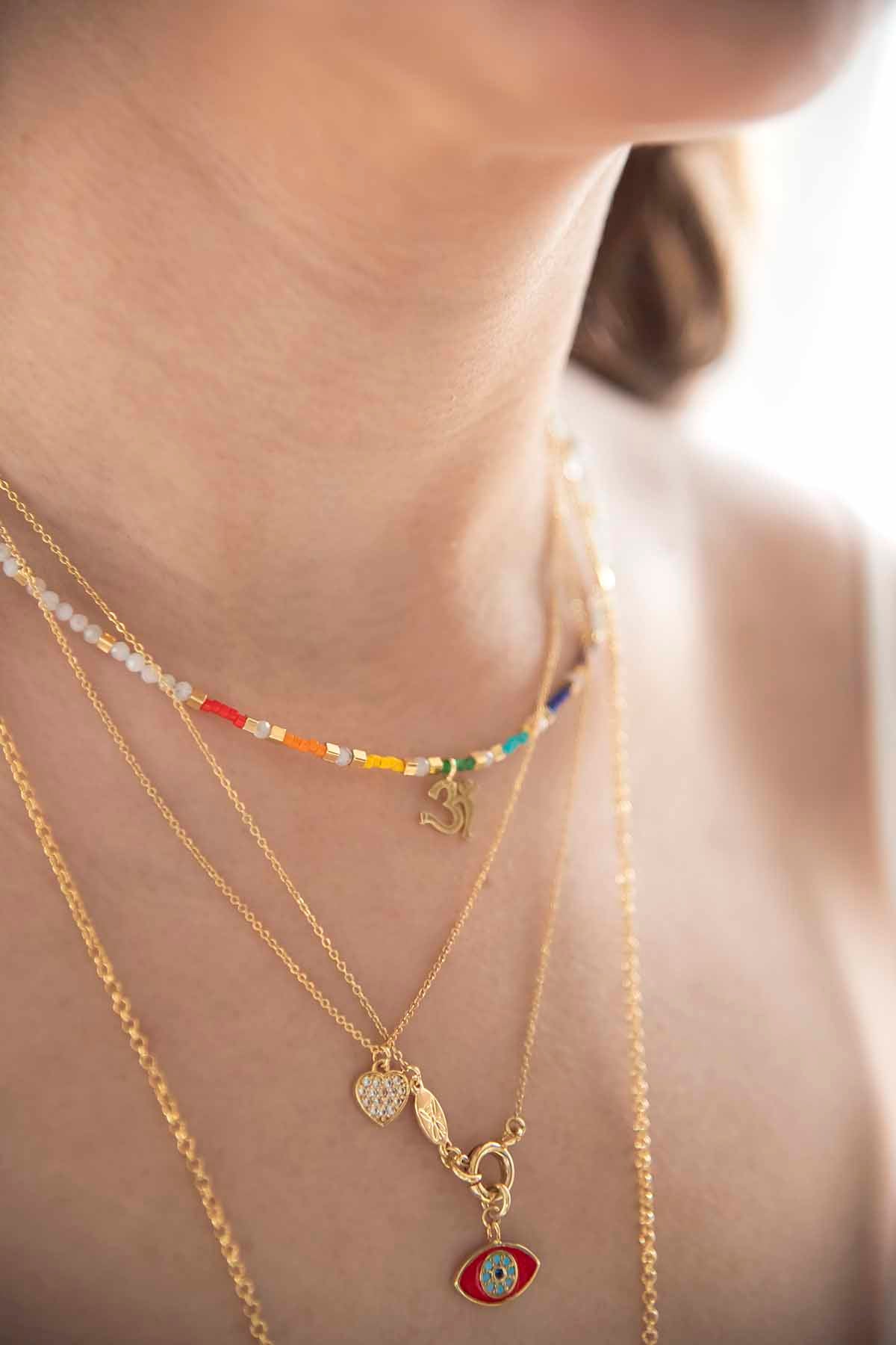 CHAKRA – Seven Chakras Moonstone Necklace