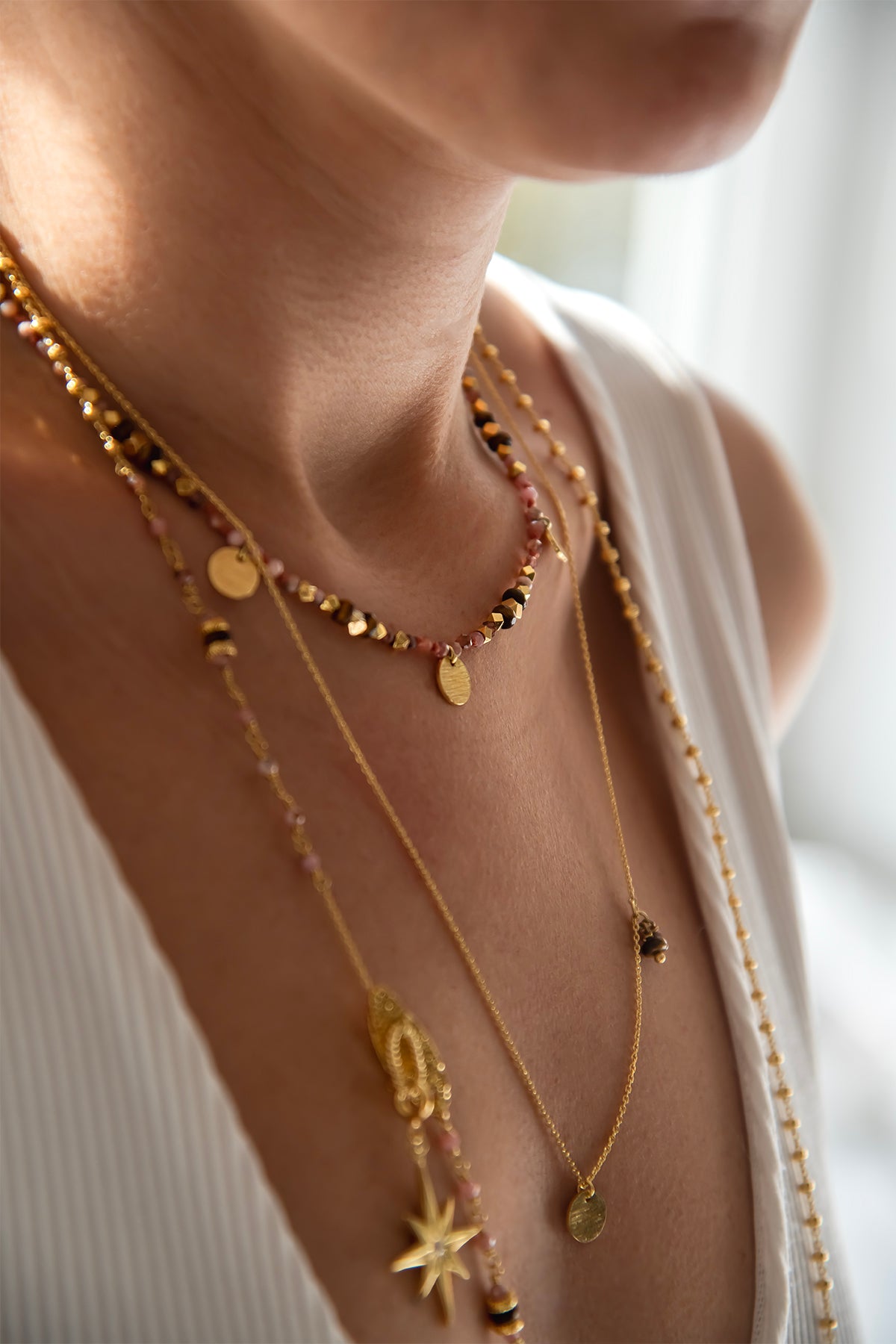 BOUNTY – Gemstone Chain Necklace