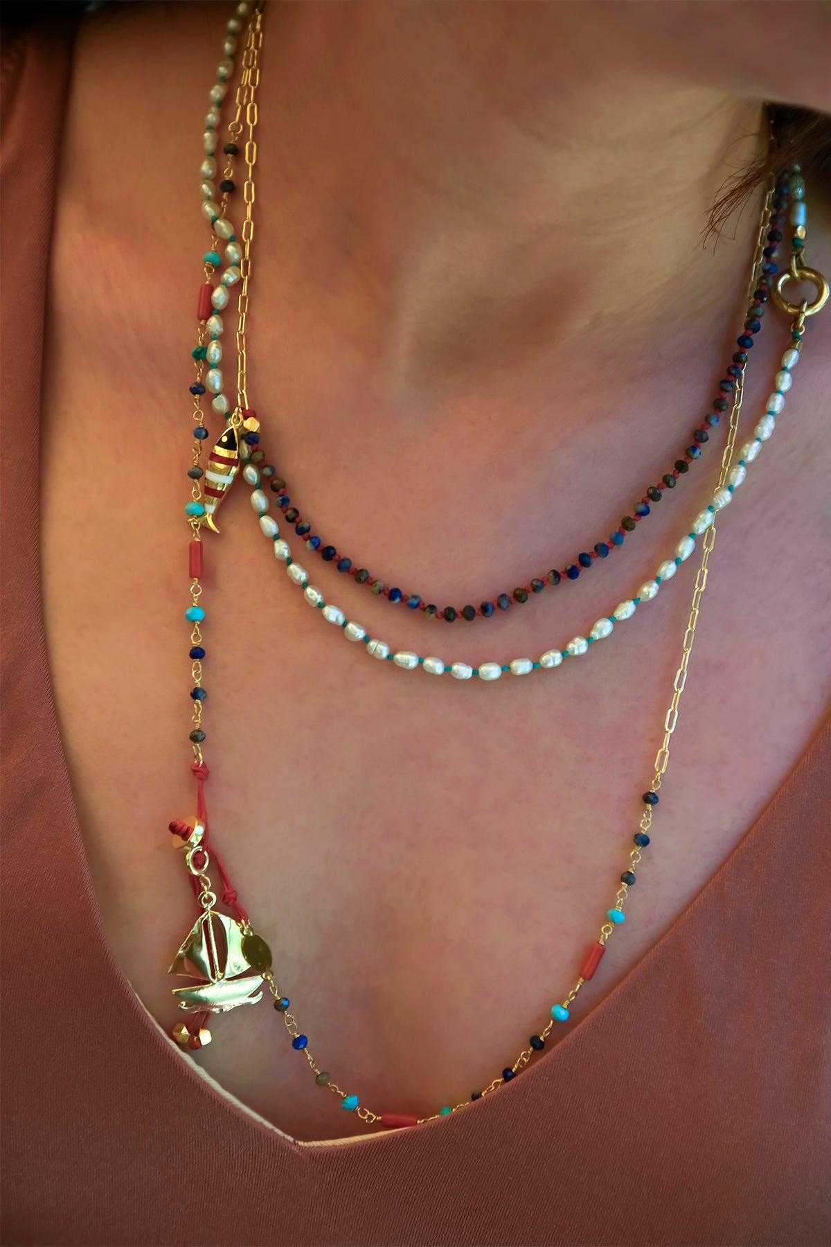 SAIL WITH ME β Sailing Spirit Charm Necklace
