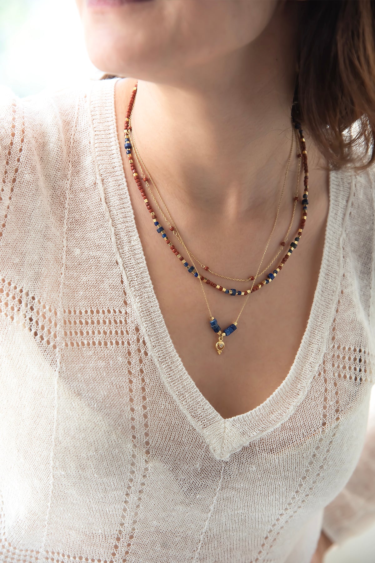 SUNLIT CHIC - Set of Necklaces
