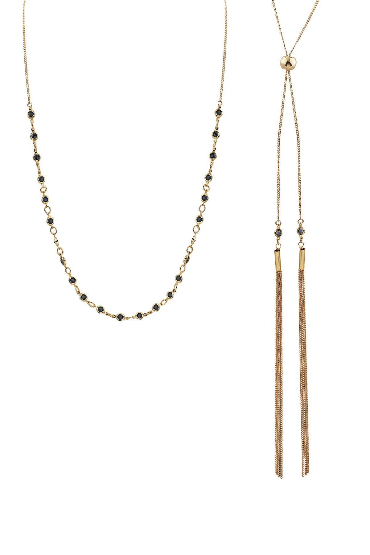 NAIVE β Soft Glow Back Necklace