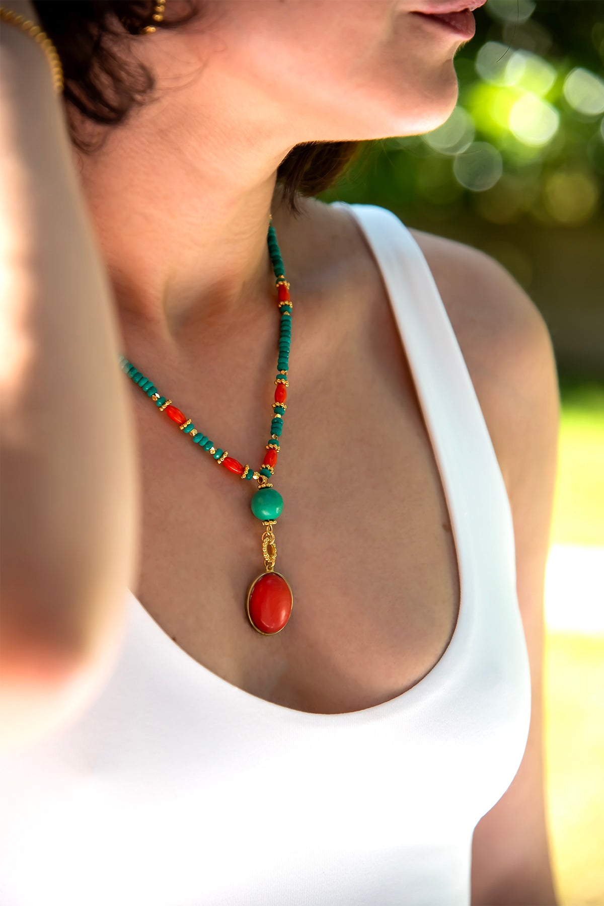 RIVIERA - Gem Beaded Necklace