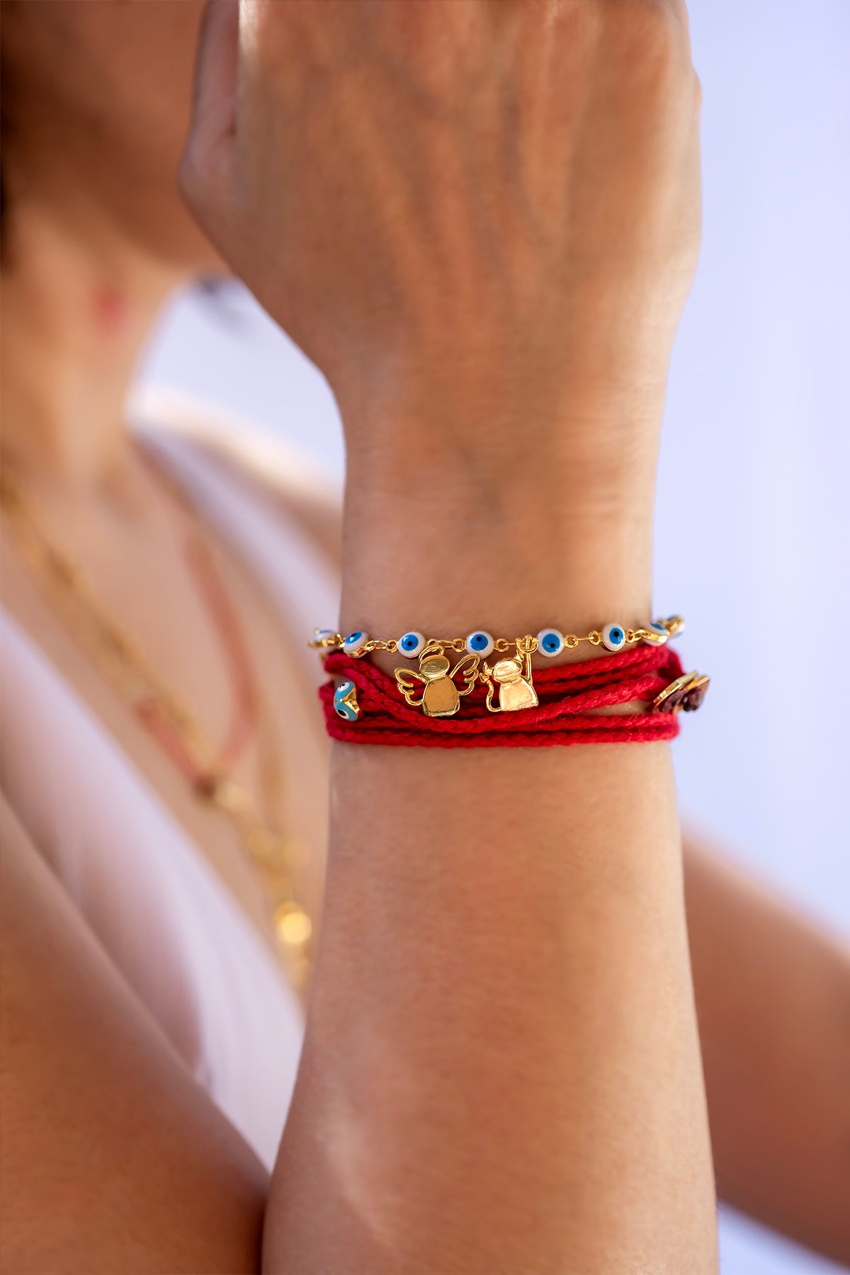 BON & BAD - Angel & Devil Cord Bracelet