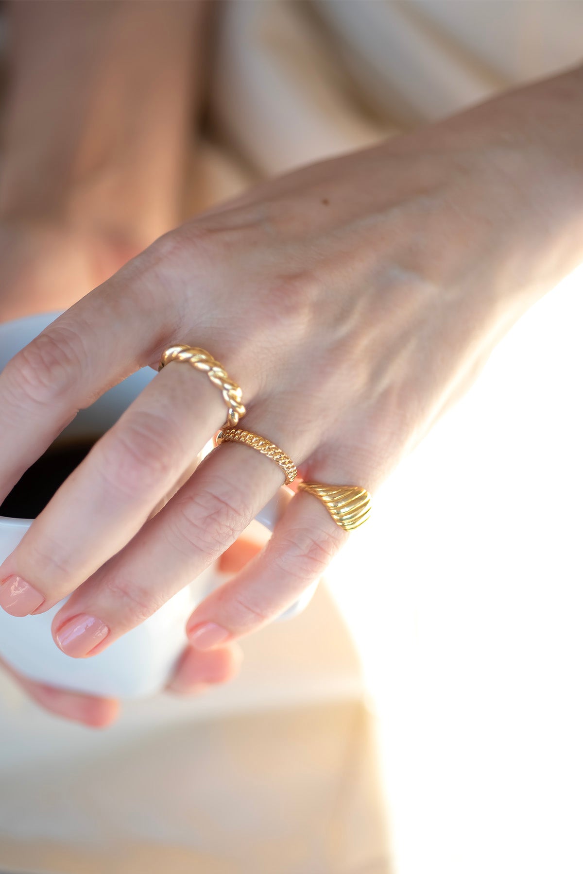 BOMBASTIC – Sculpted Ring Trio