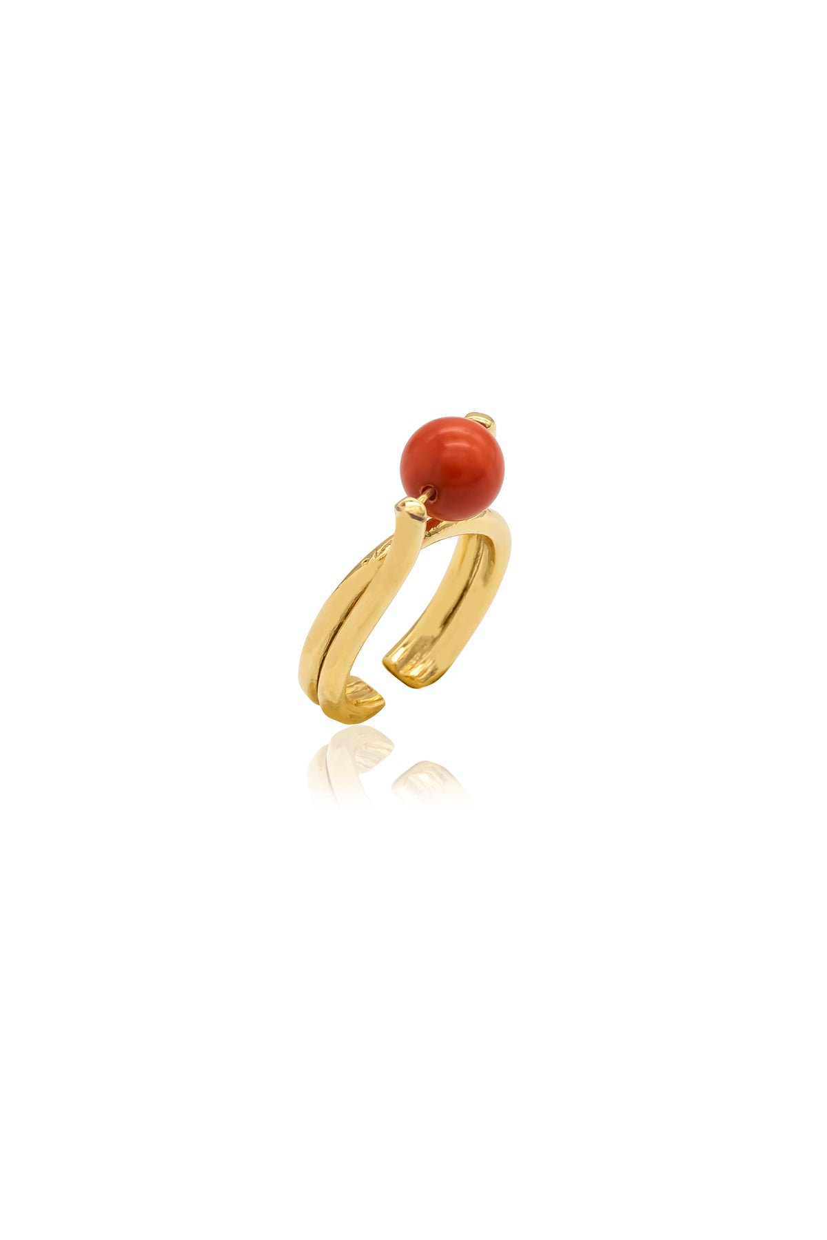 ROUGE - Adjustable Coral Ring