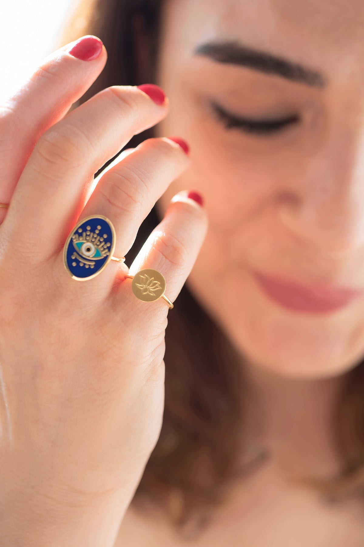 MERIDIAN - Oval Eye Ring