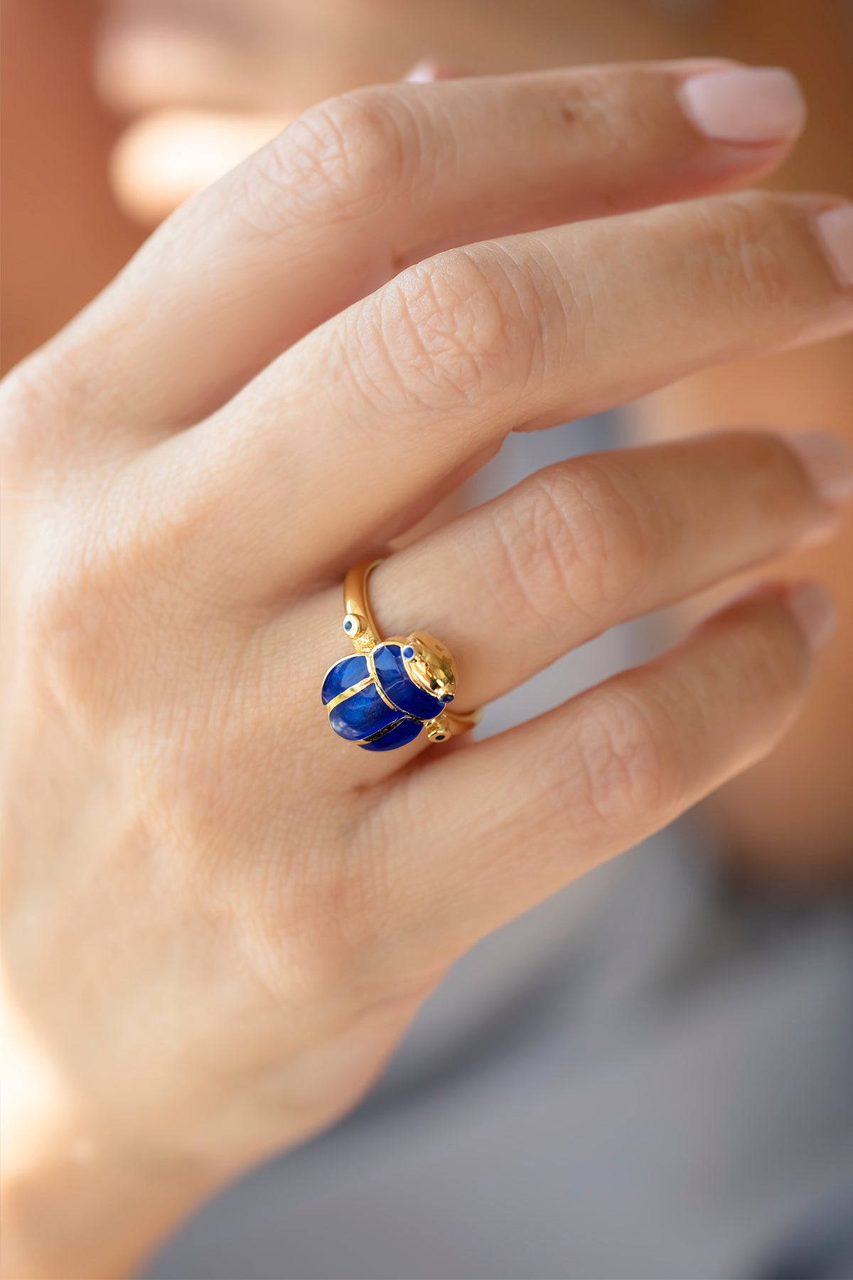 SCARABEE β INDIGO - Scarab Ring
