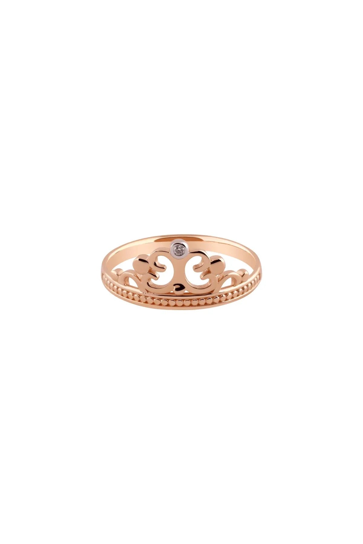TIARA – Vintage Crown Diamond Band