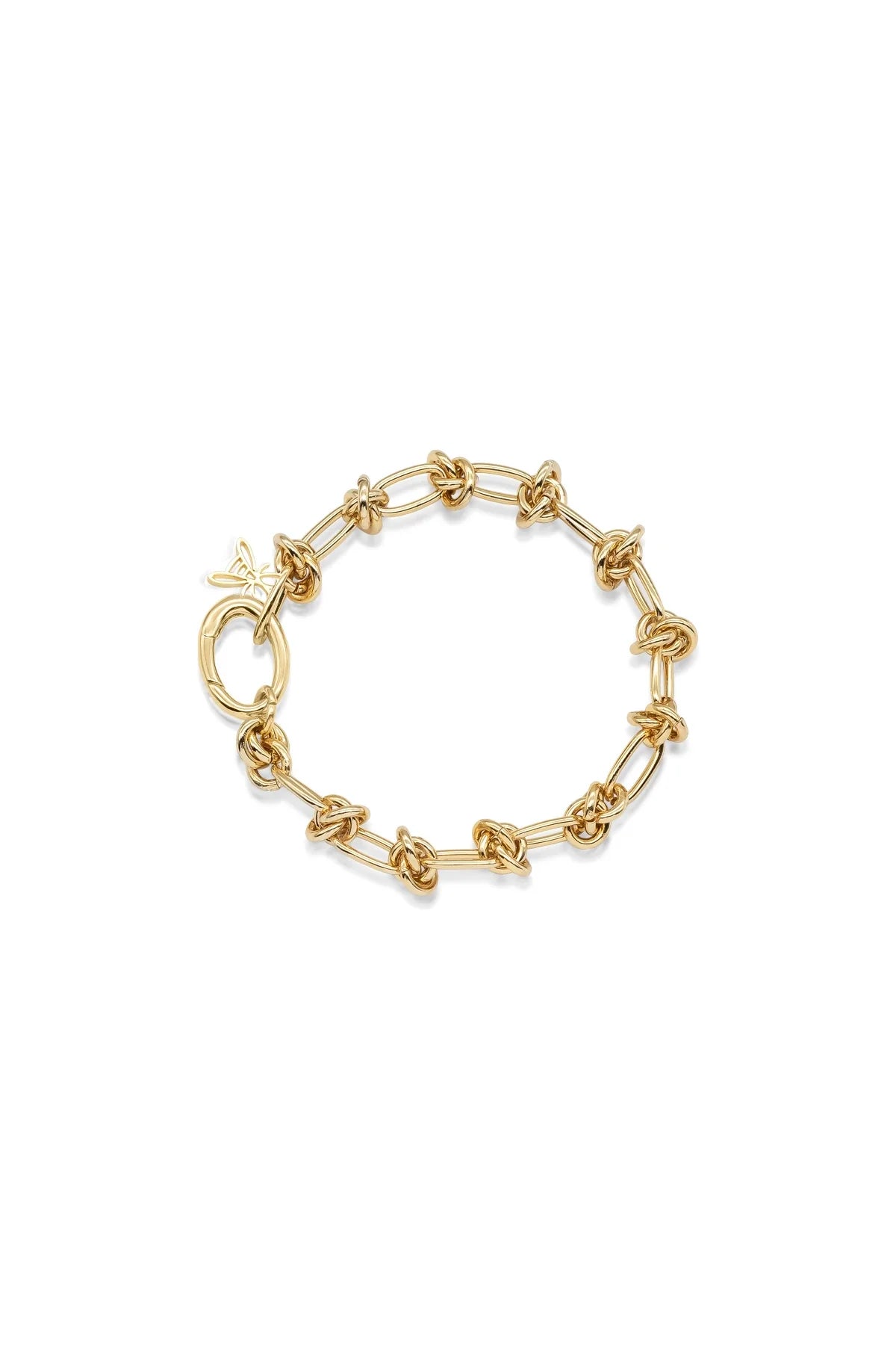 KNOTTY – Knotted Oval Link Bracelet