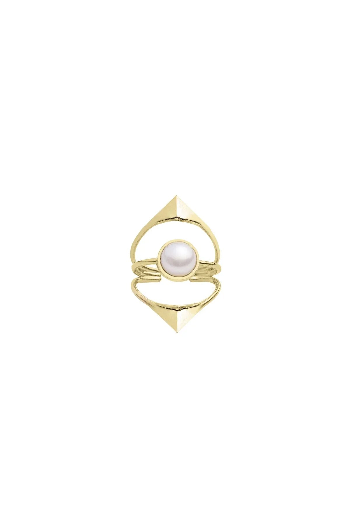 PURE β Sculptural Pearl Statement Ring
