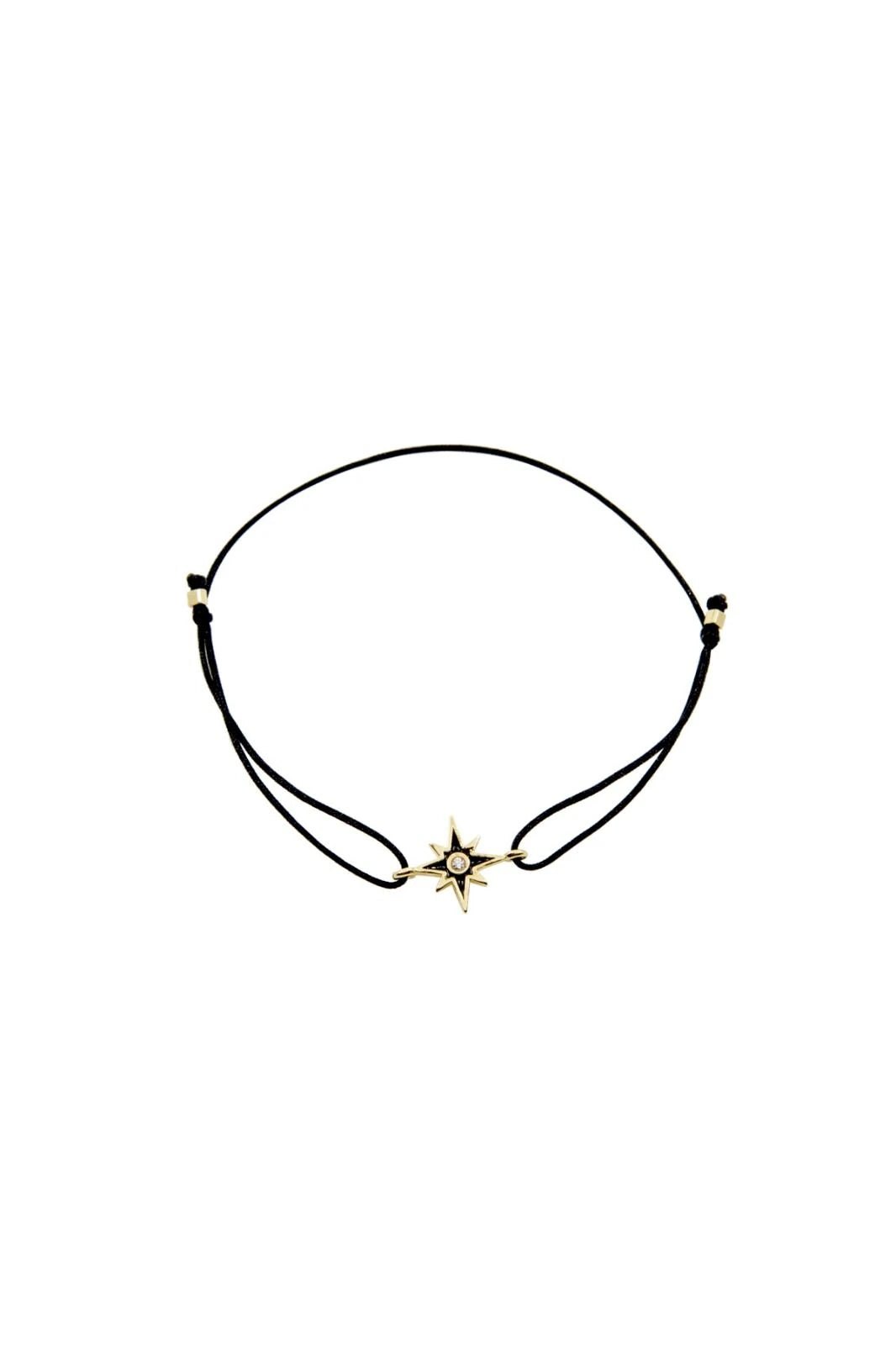BLACK STAR - Adjustable Star Bracelet