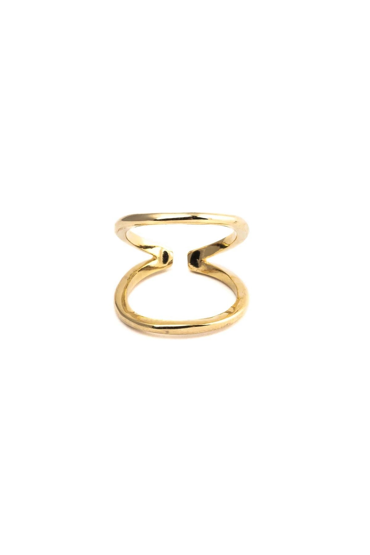 RING IN RING β Golden Knuckle Ring