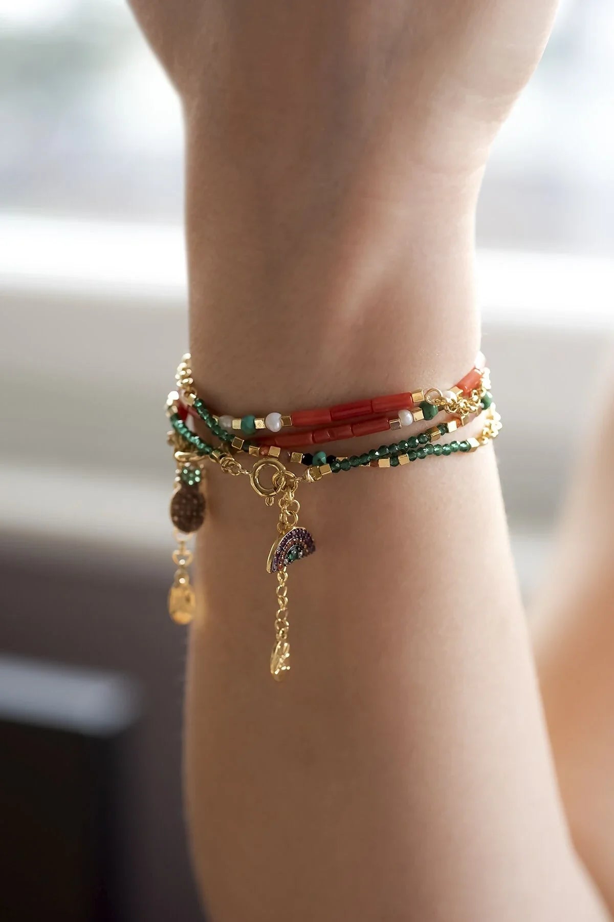 ALOHA - Coral Bracelet