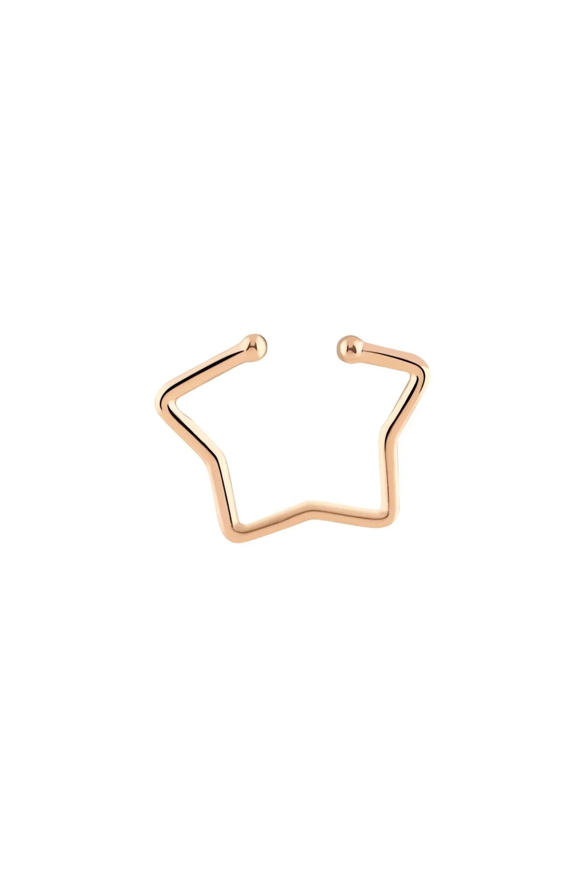 HUG THE MOON - 14K Star Earcuff