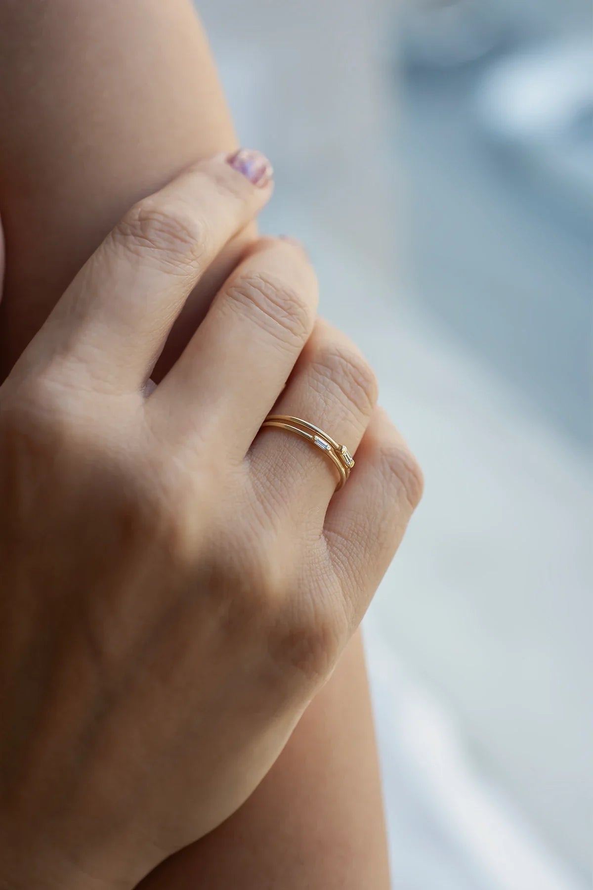 SOLITAIRE – Baguette – S – Baguette Solitaire Ring